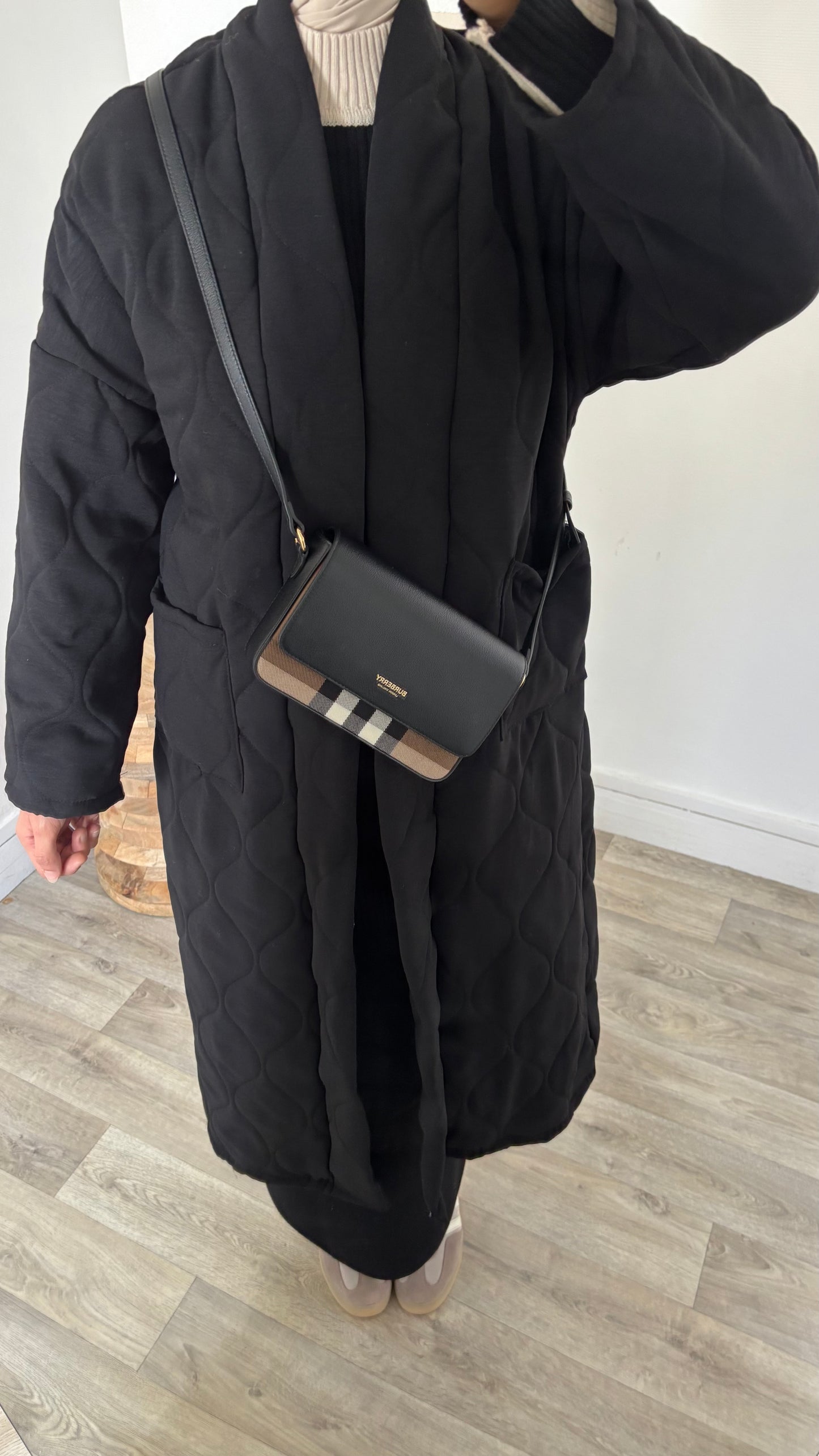 Manteau oversize matelassé