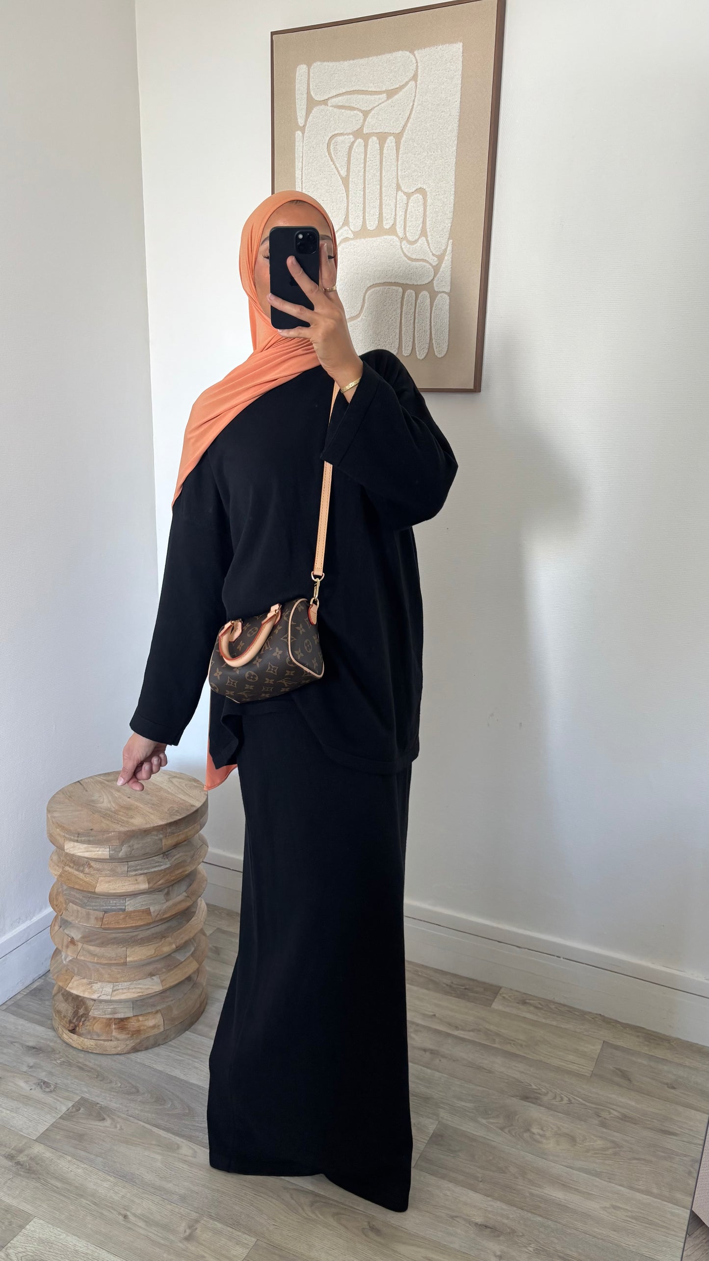 Ensemble jupe en maille