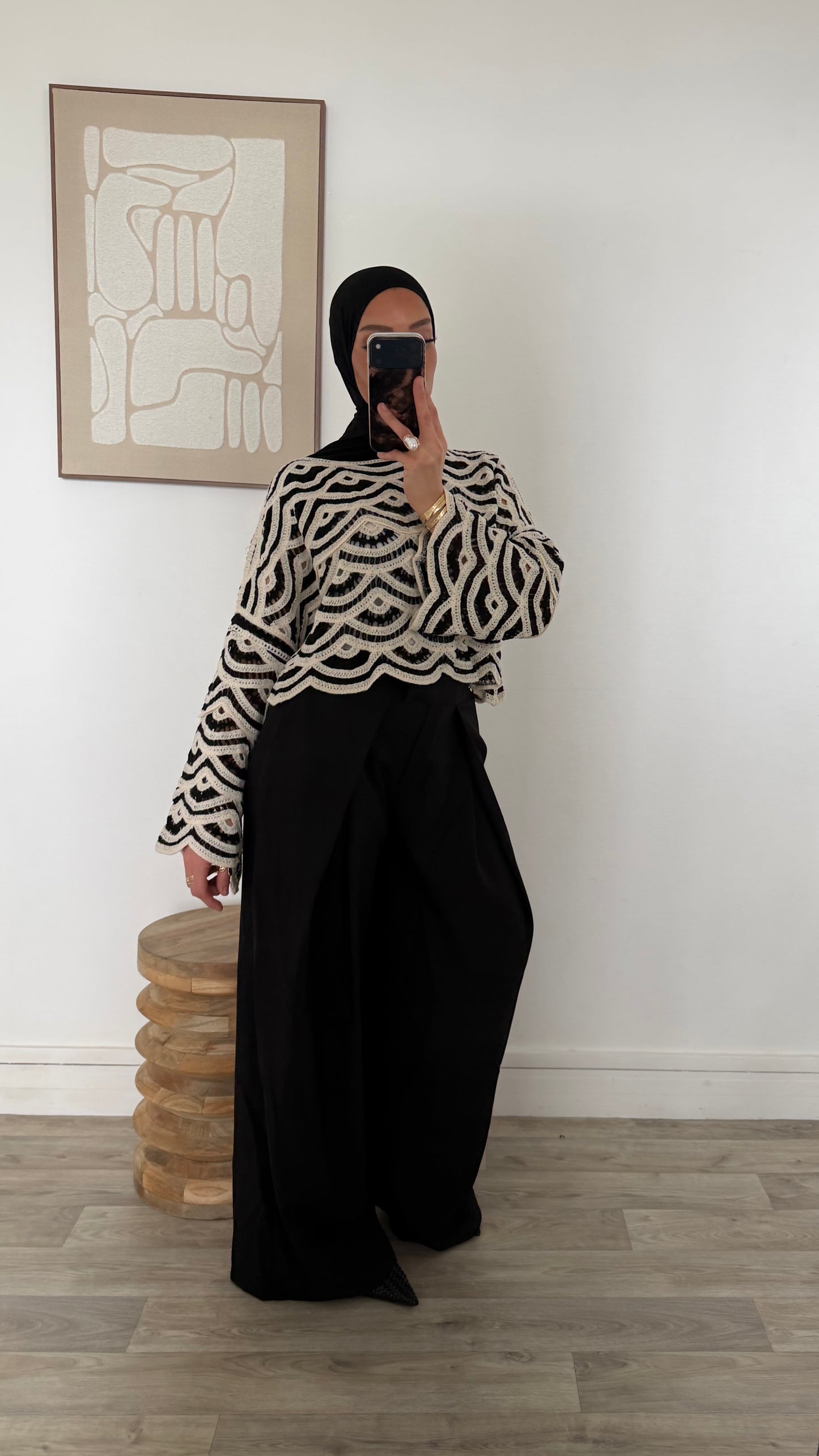 Haut en crochet