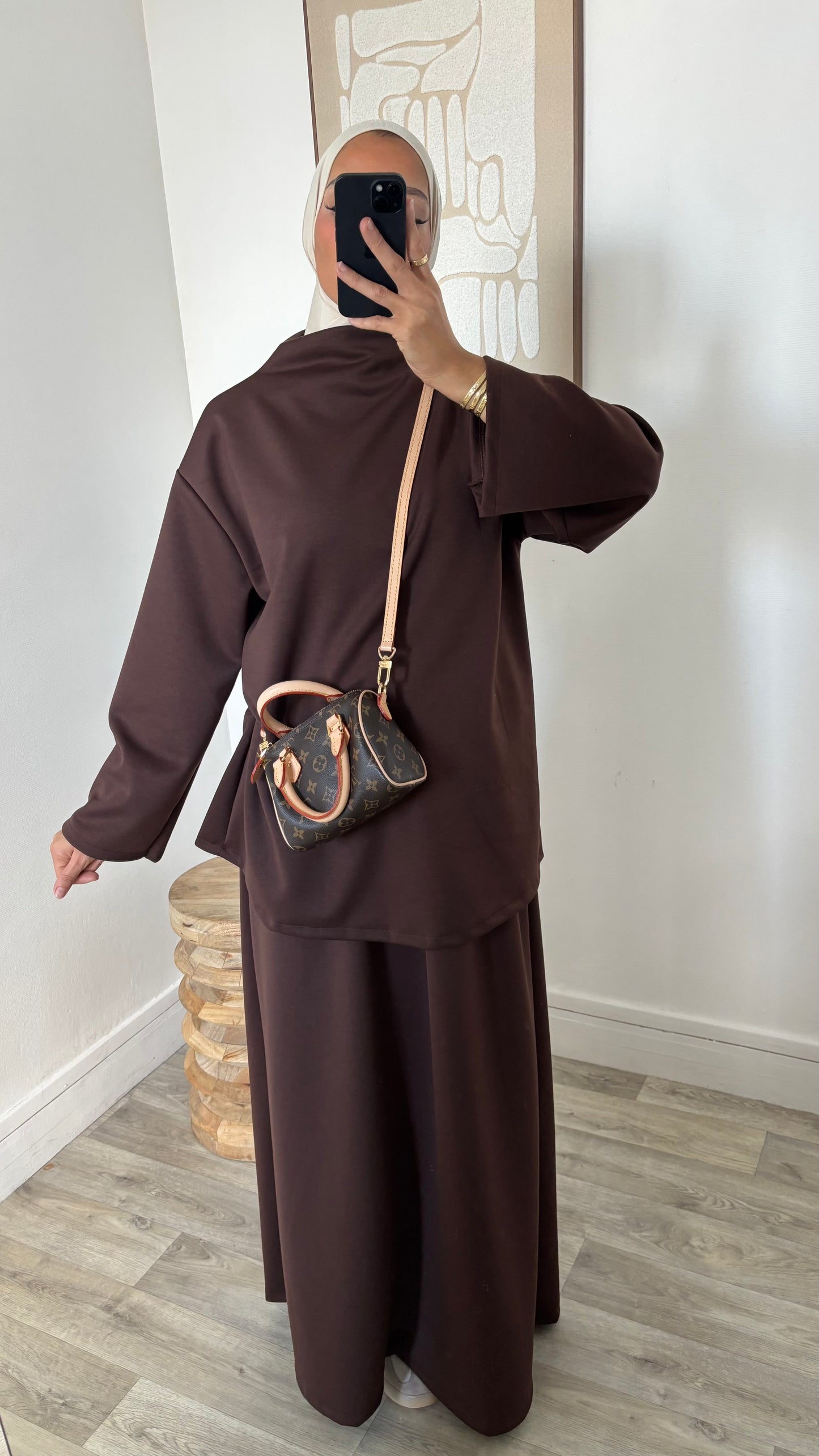 Ensemble jupe en viscose