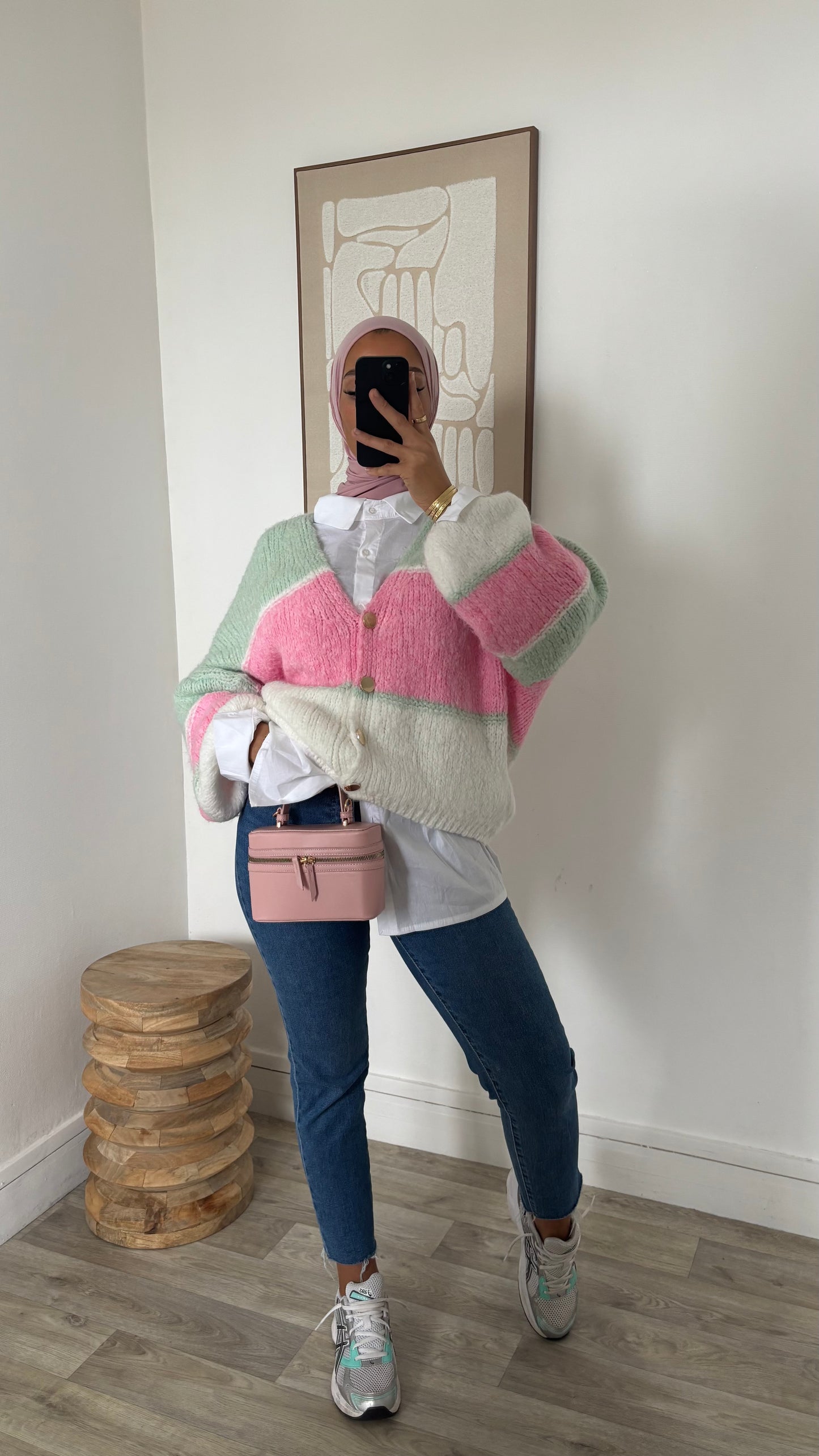 Gilet à boutons dorées