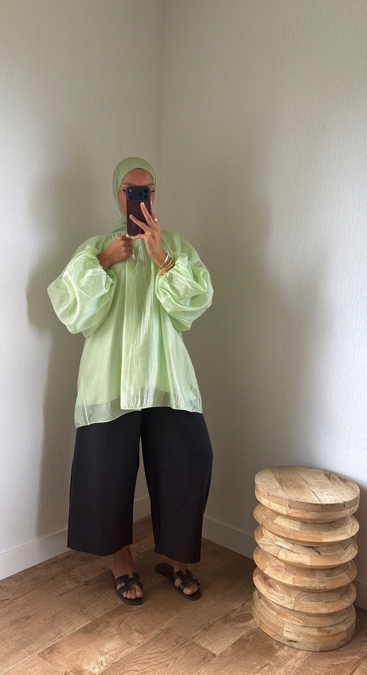 Blouse manches bouffantes