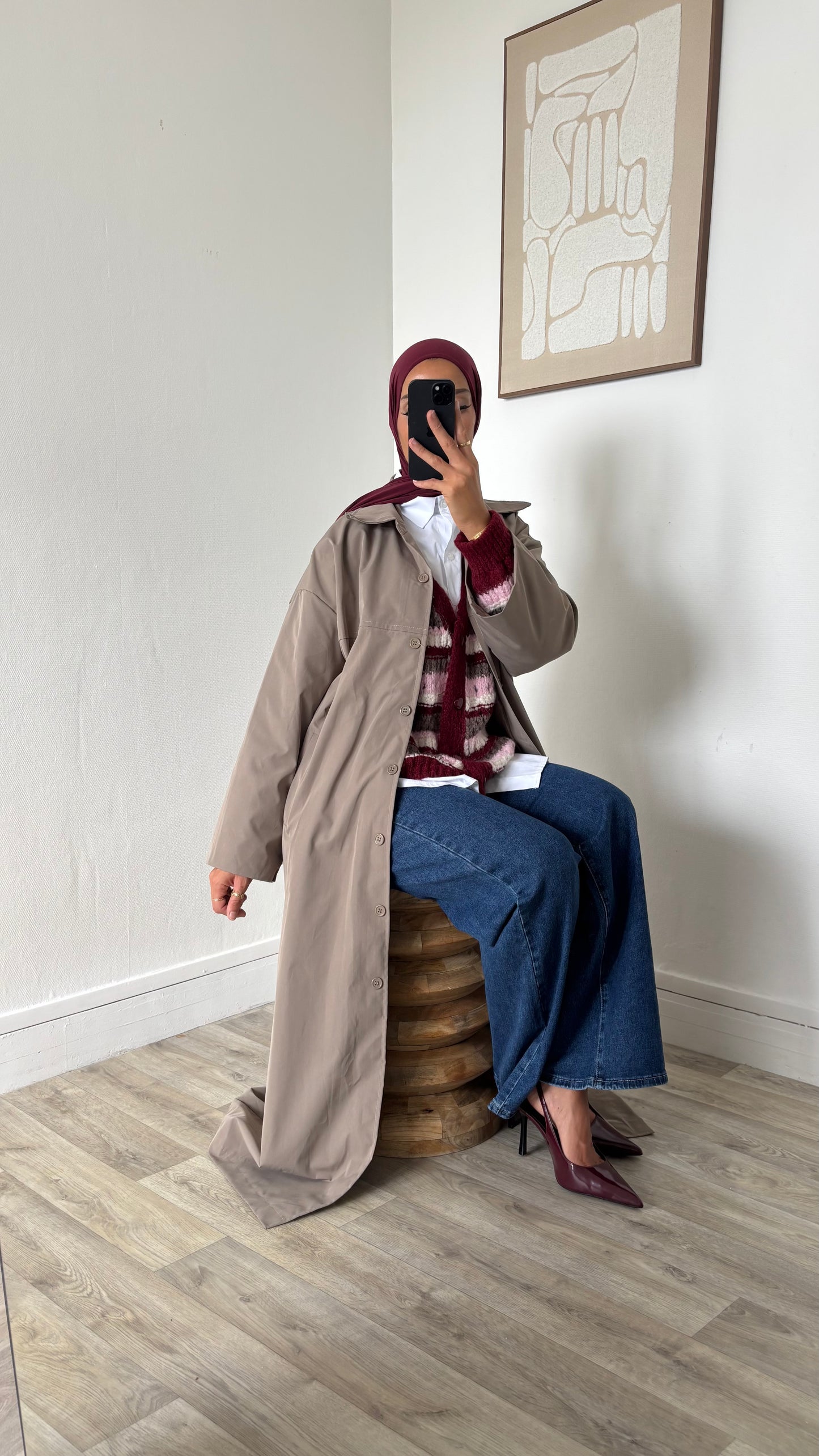 Imperméable coupe droite