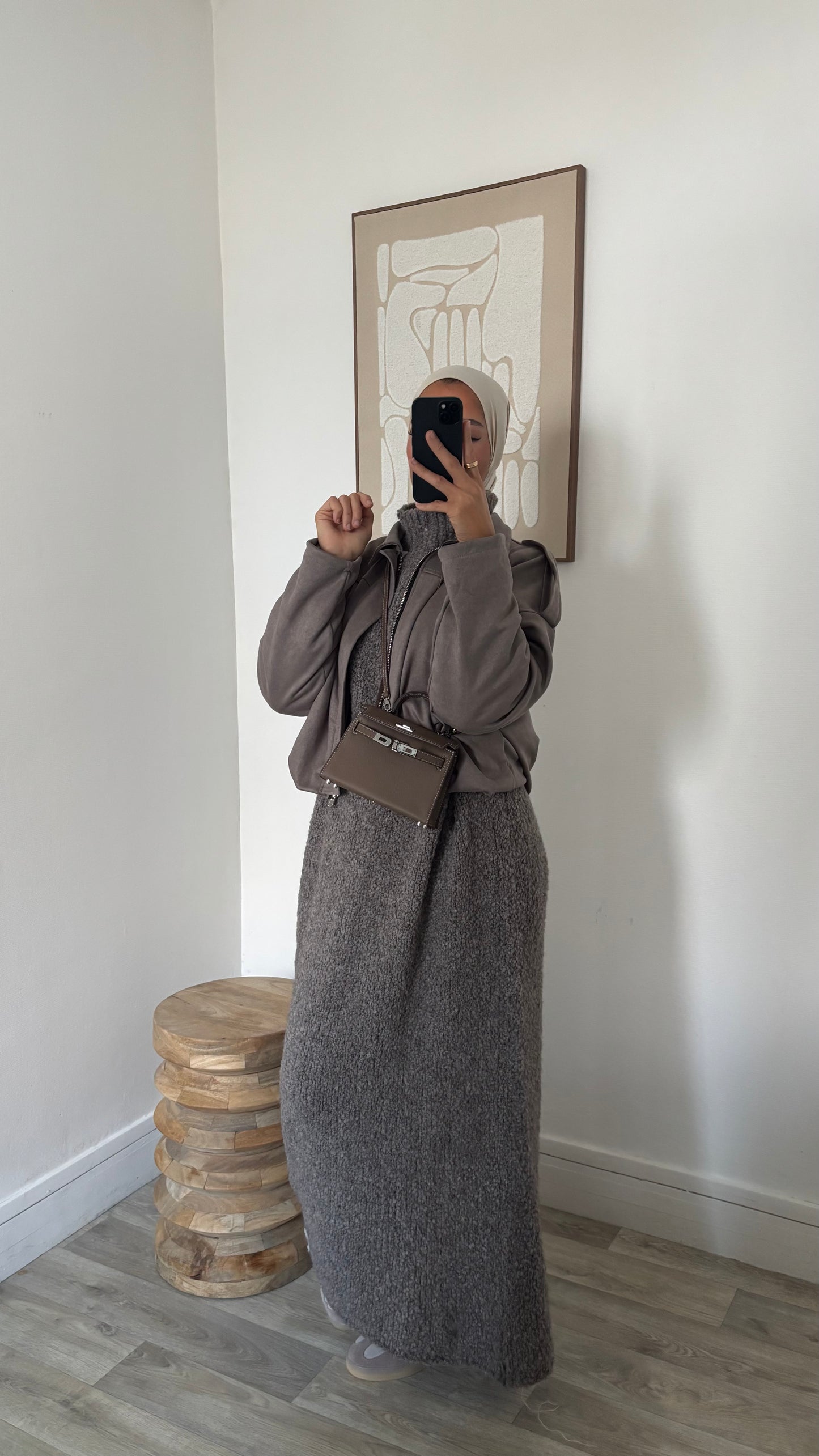 Veste bombers effet daim à zip