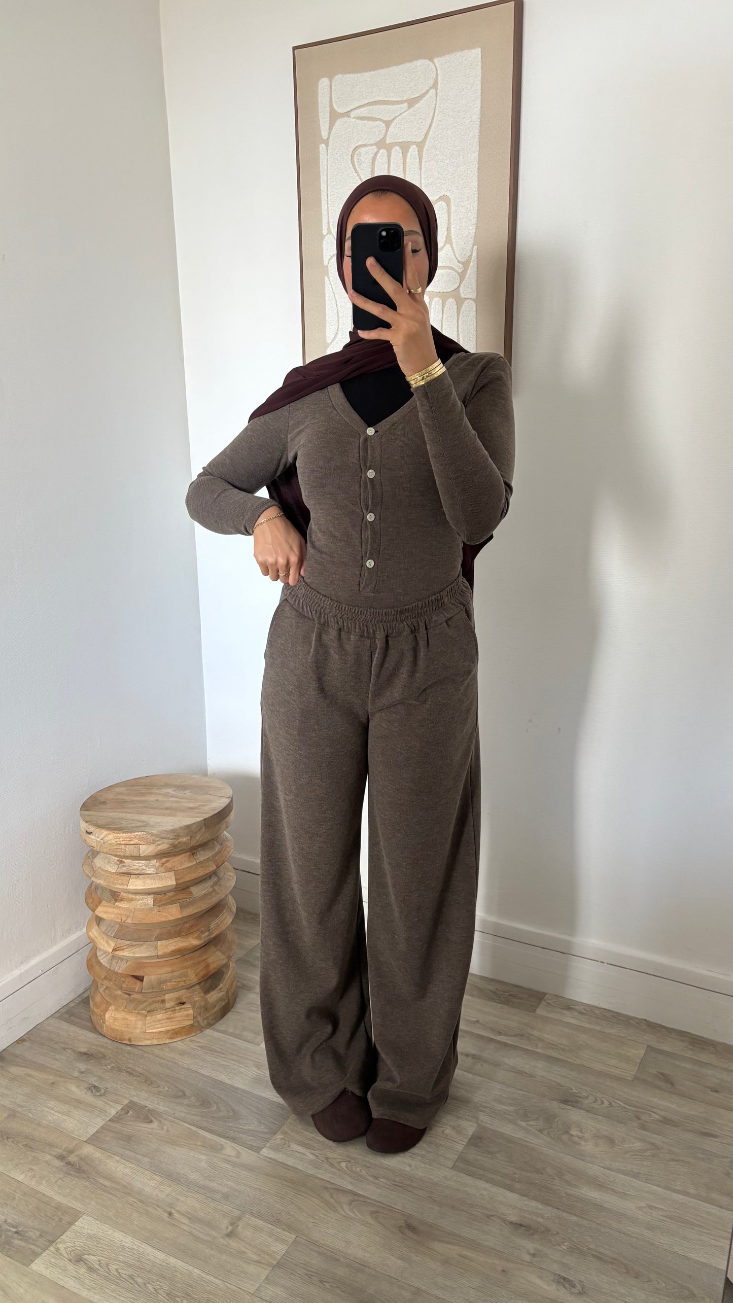 Ensemble bodies manches longues