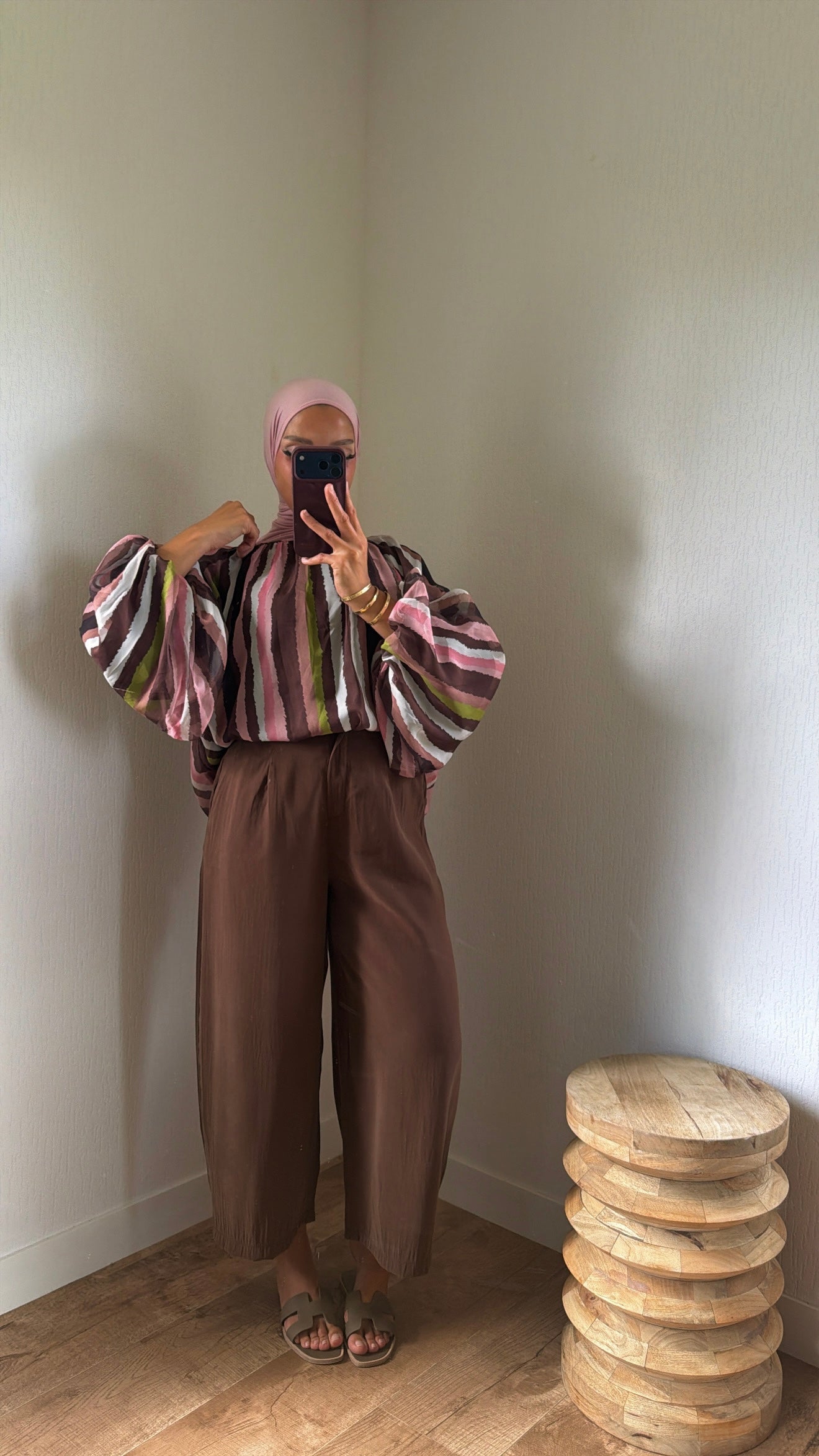 Blouse tricolore