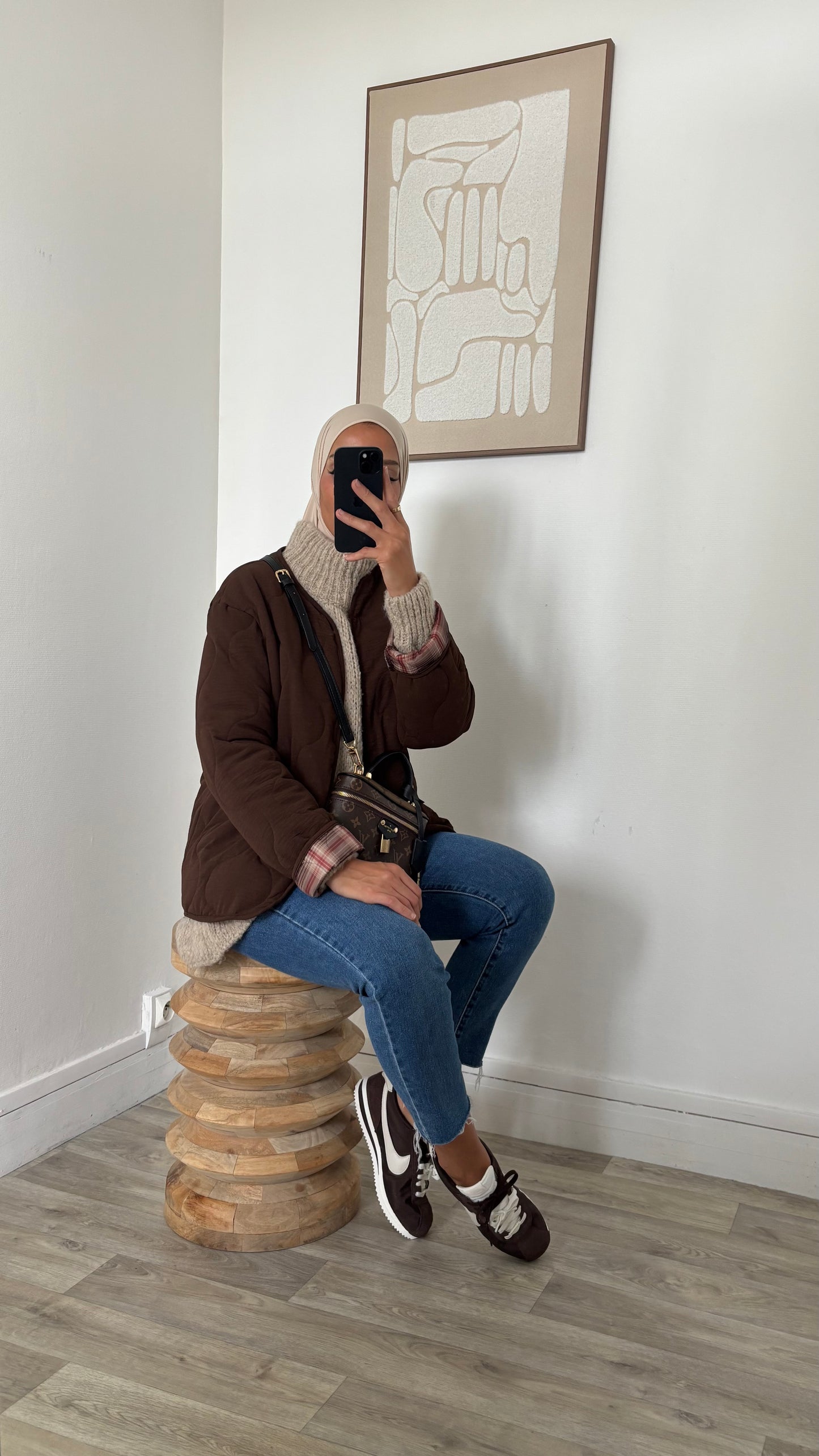 Veste matelassé retroussable