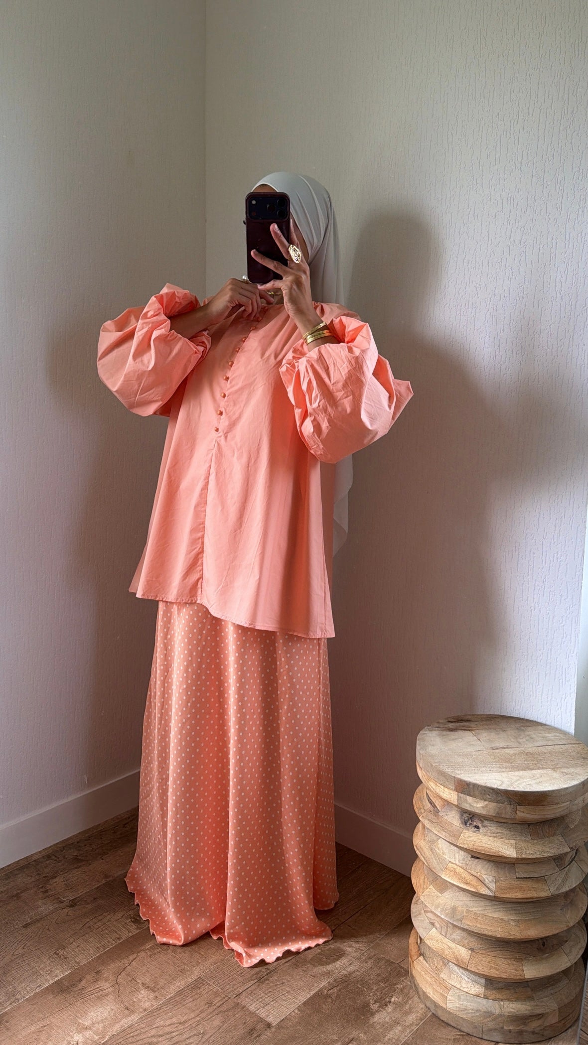 Blouse détails boutons