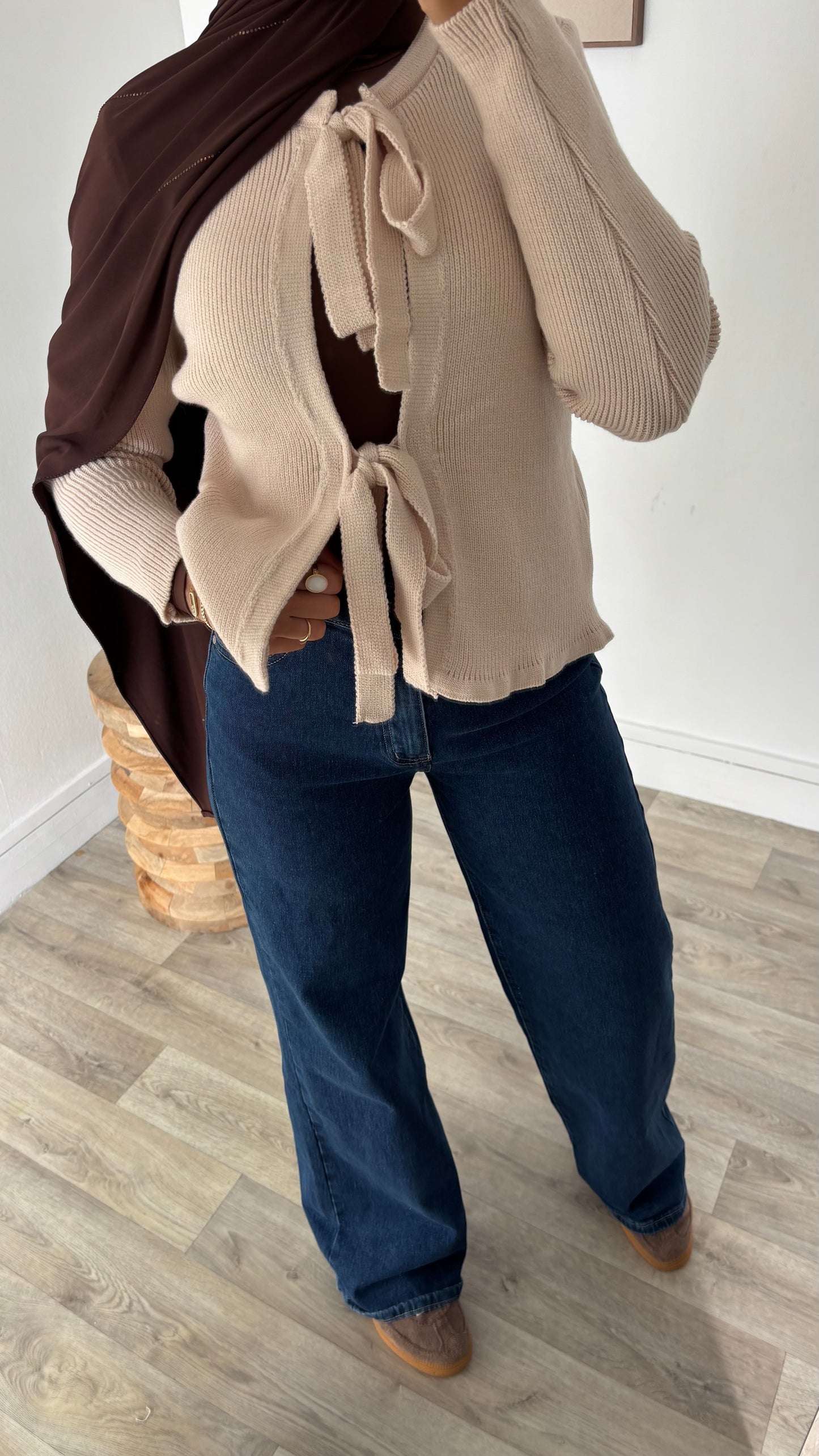 Jeans Wide leg taille haute