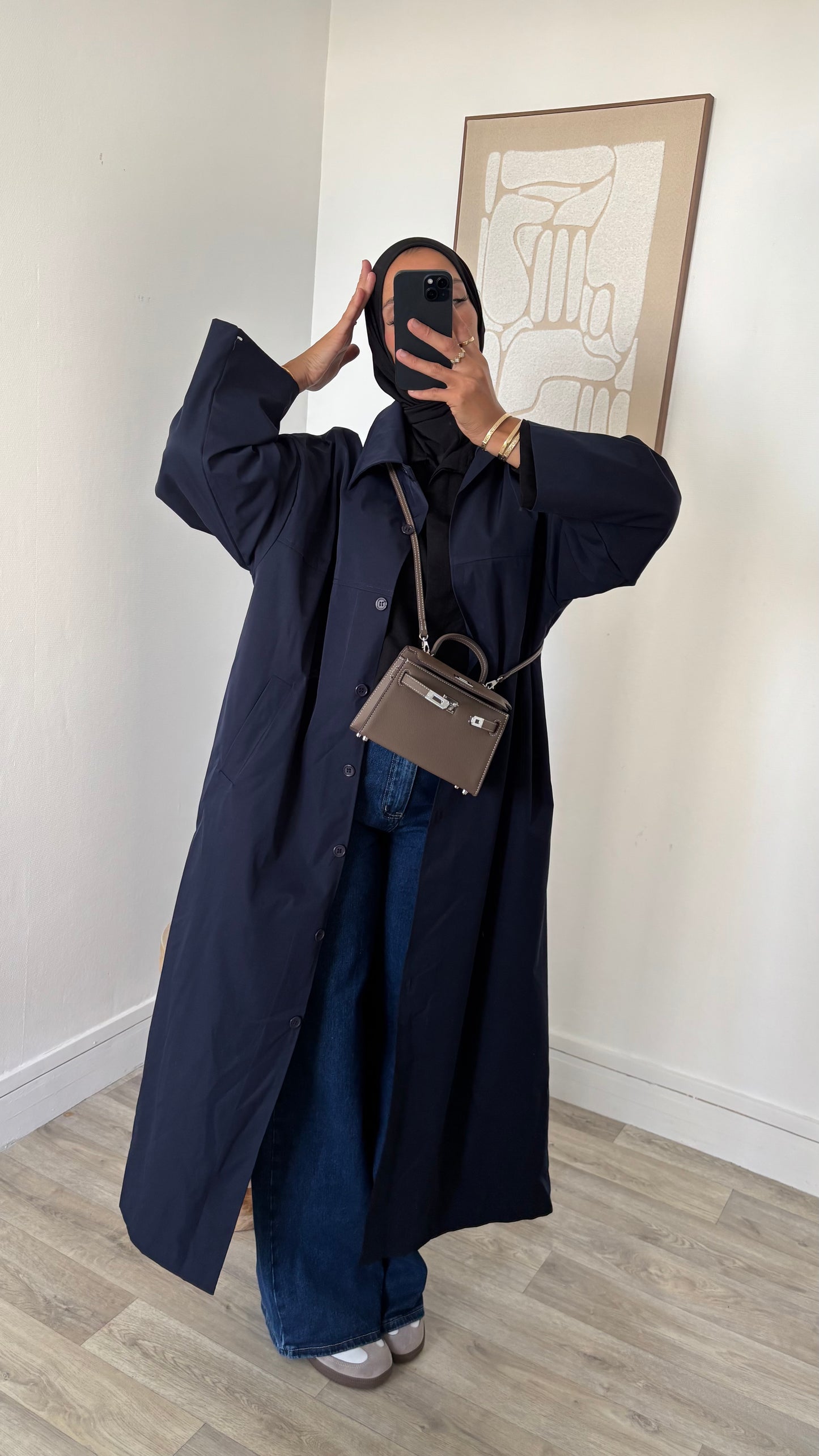 Imperméable coupe droite