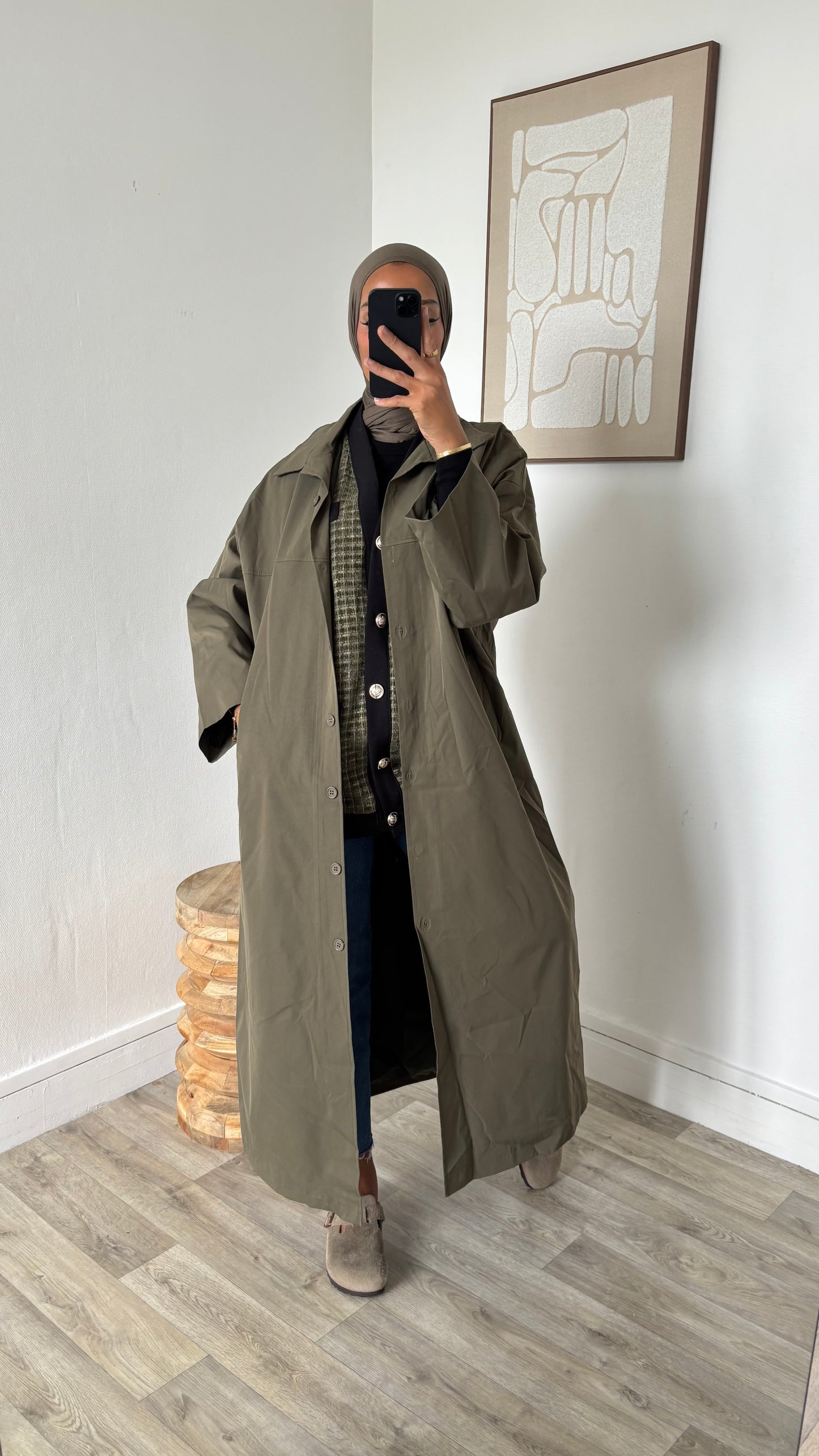 Imperméable coupe droite