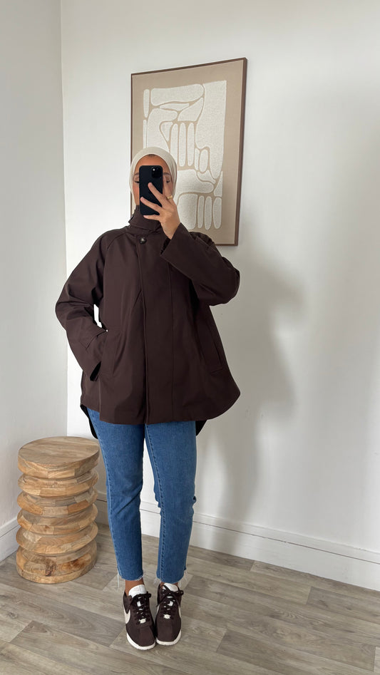 Trench dos plus long