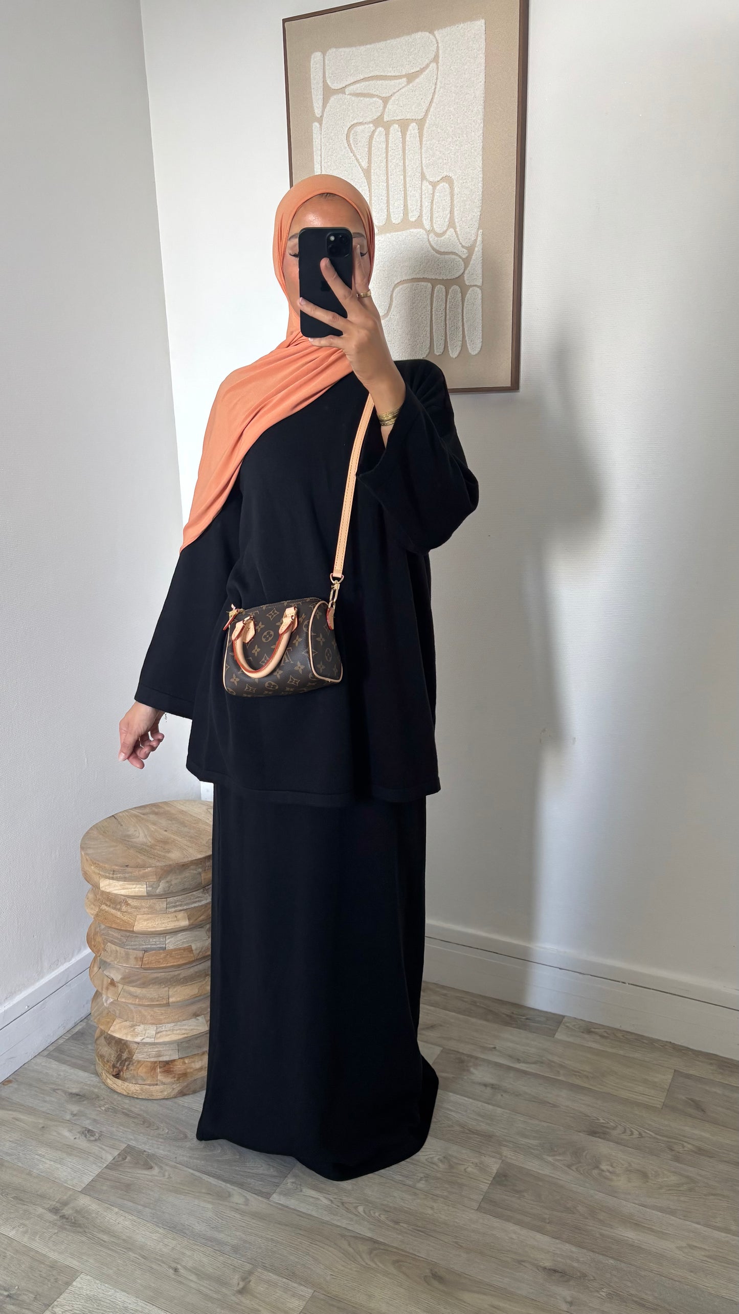 Ensemble jupe en maille