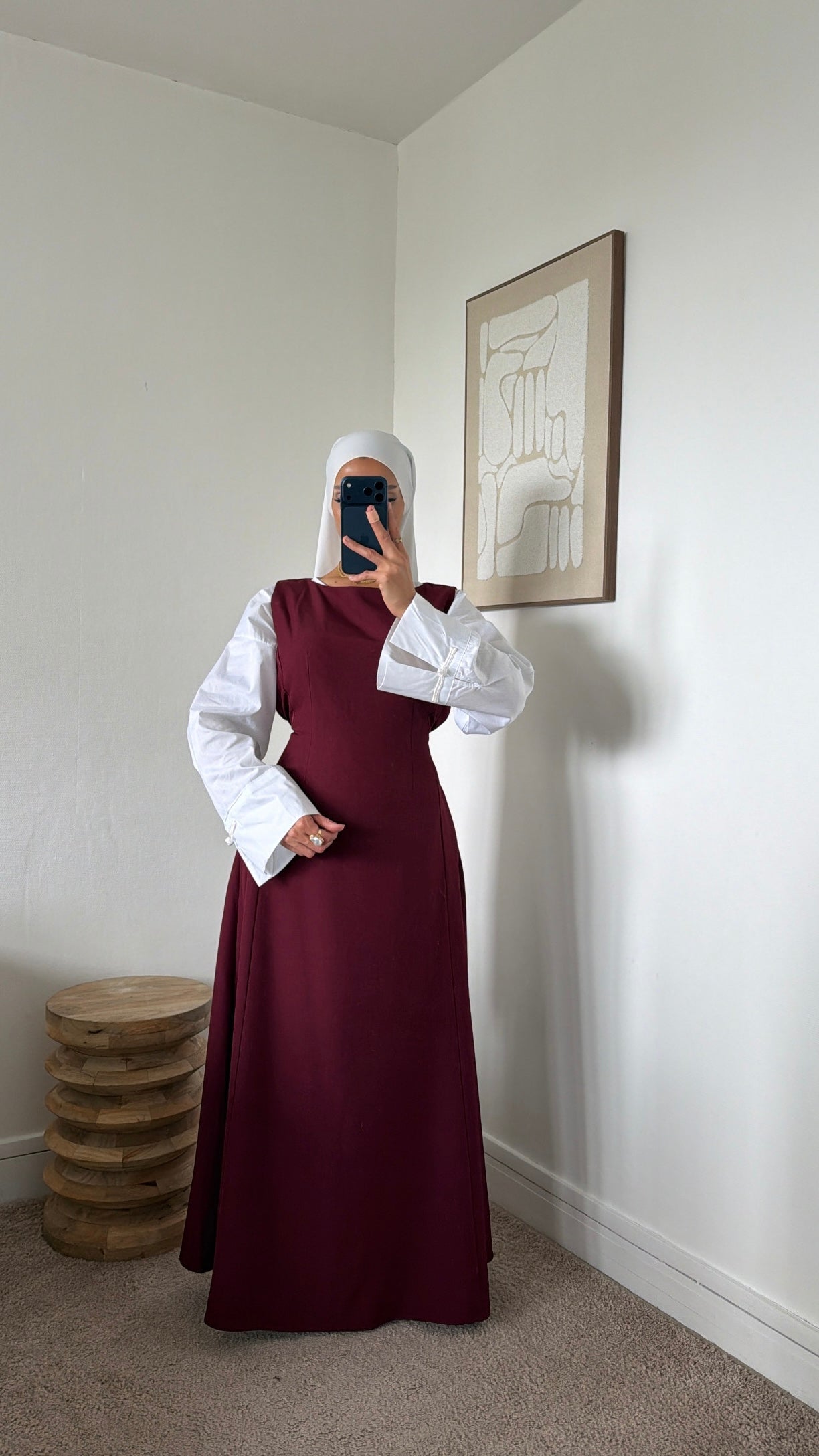 Robe ajustable + chemise détail manches