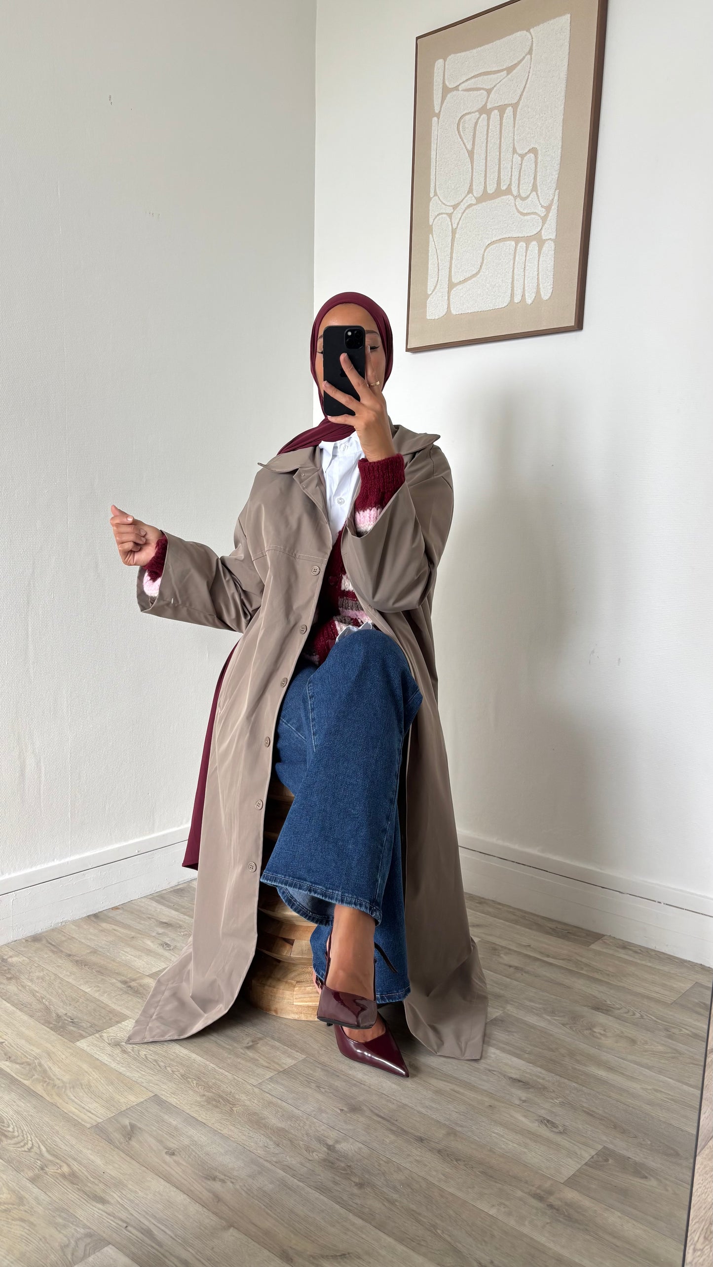 Imperméable coupe droite