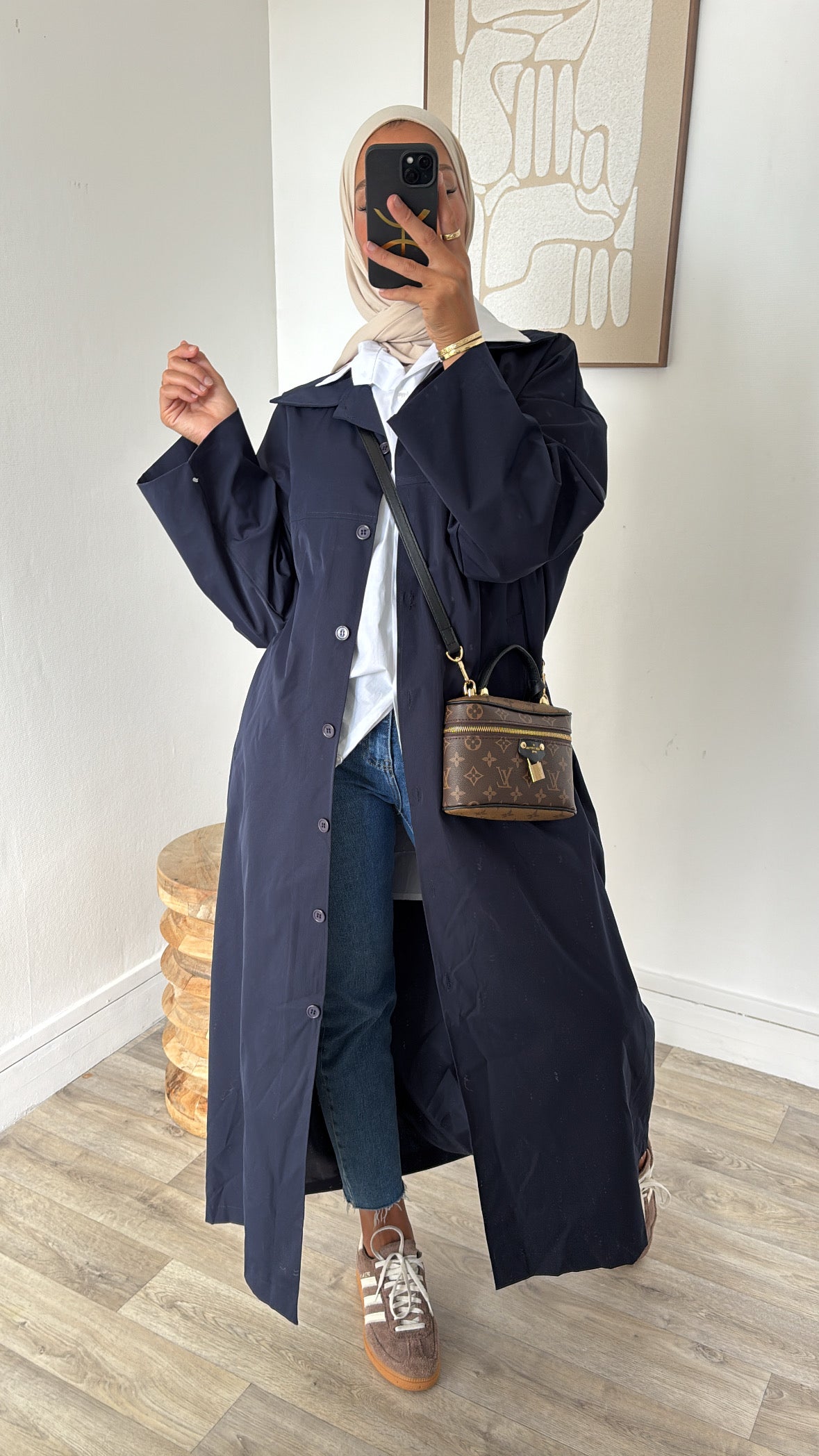 Imperméable coupe droite