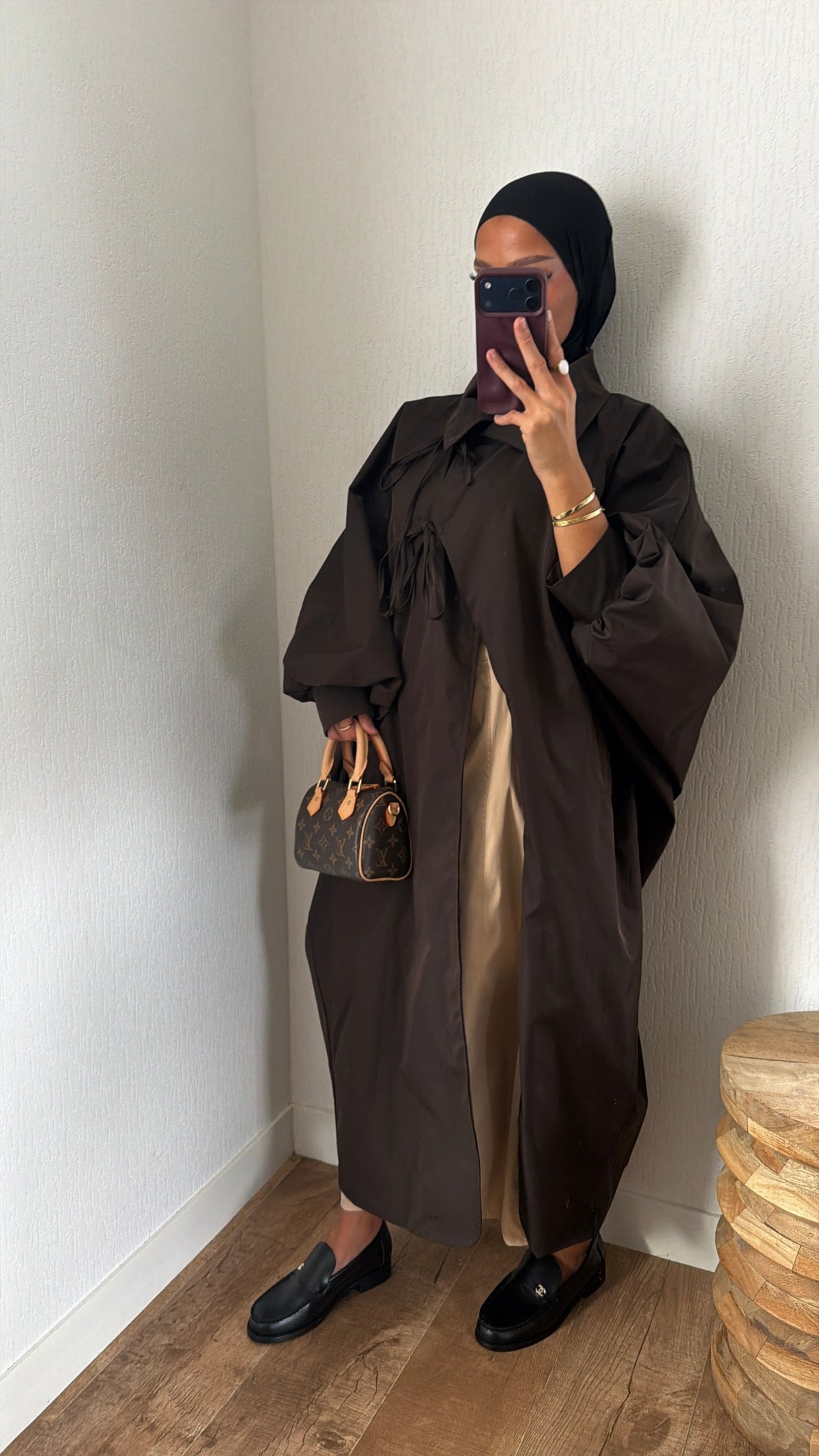 Manteau oversize asymétrique