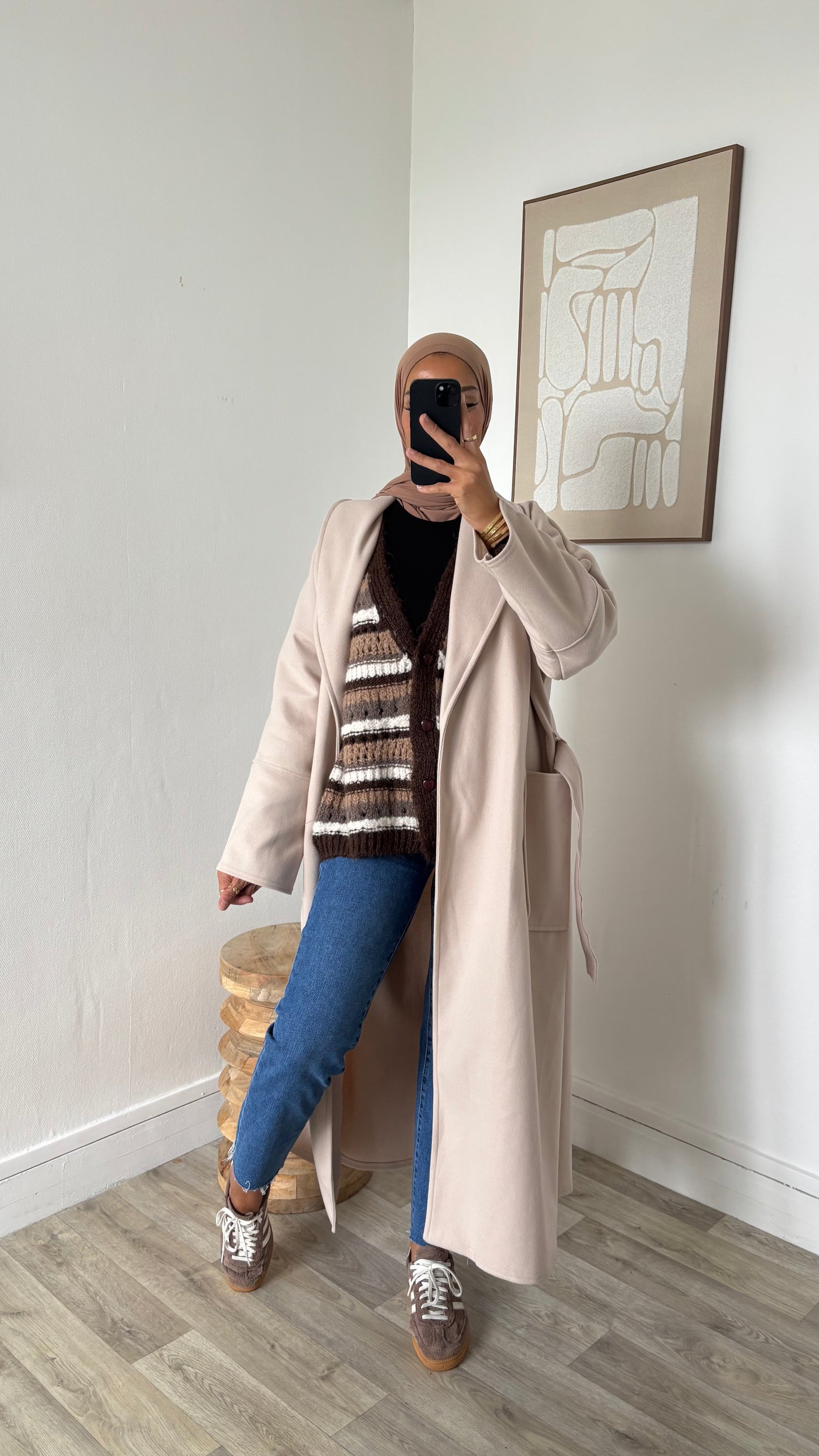 Manteau simply à nouer