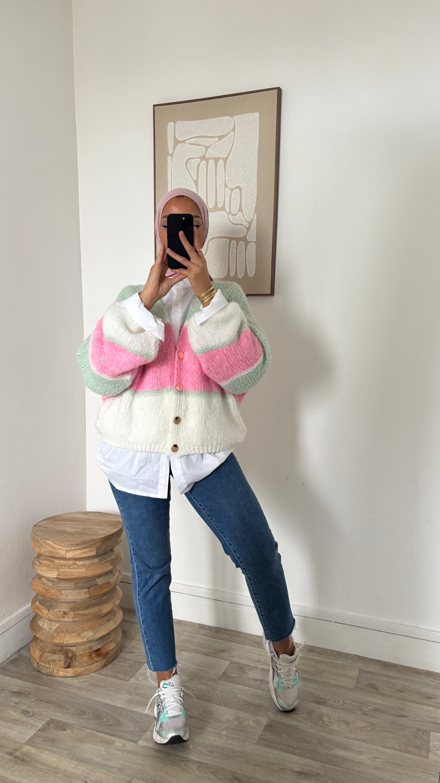 Gilet à boutons dorées