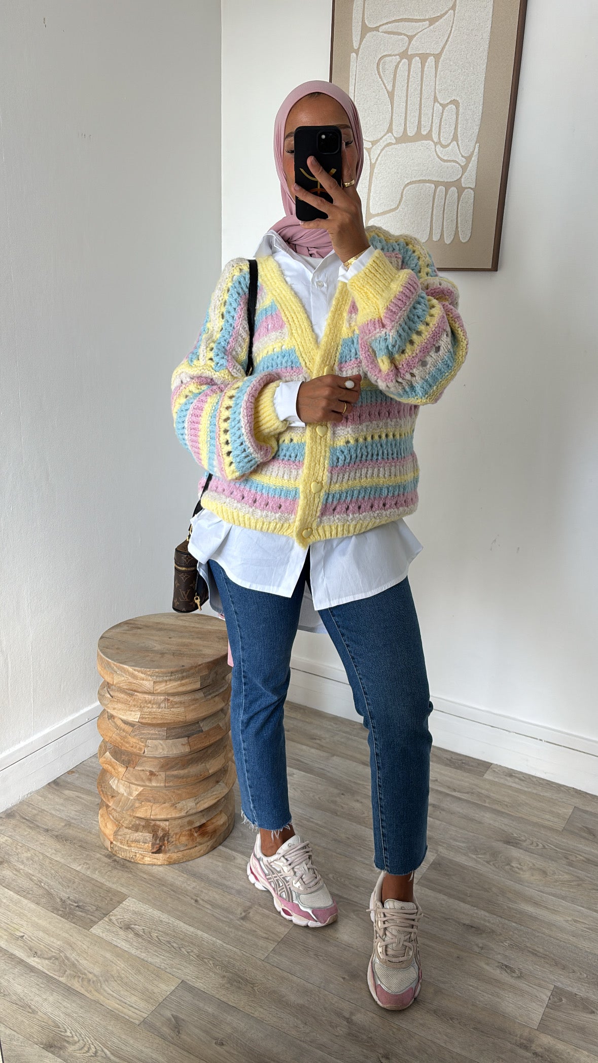 Gilet oversize en laine