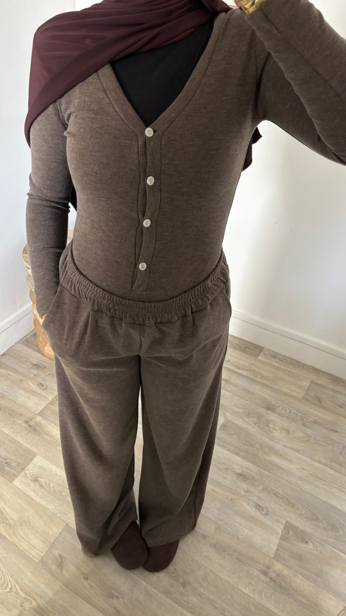 Ensemble bodies manches longues