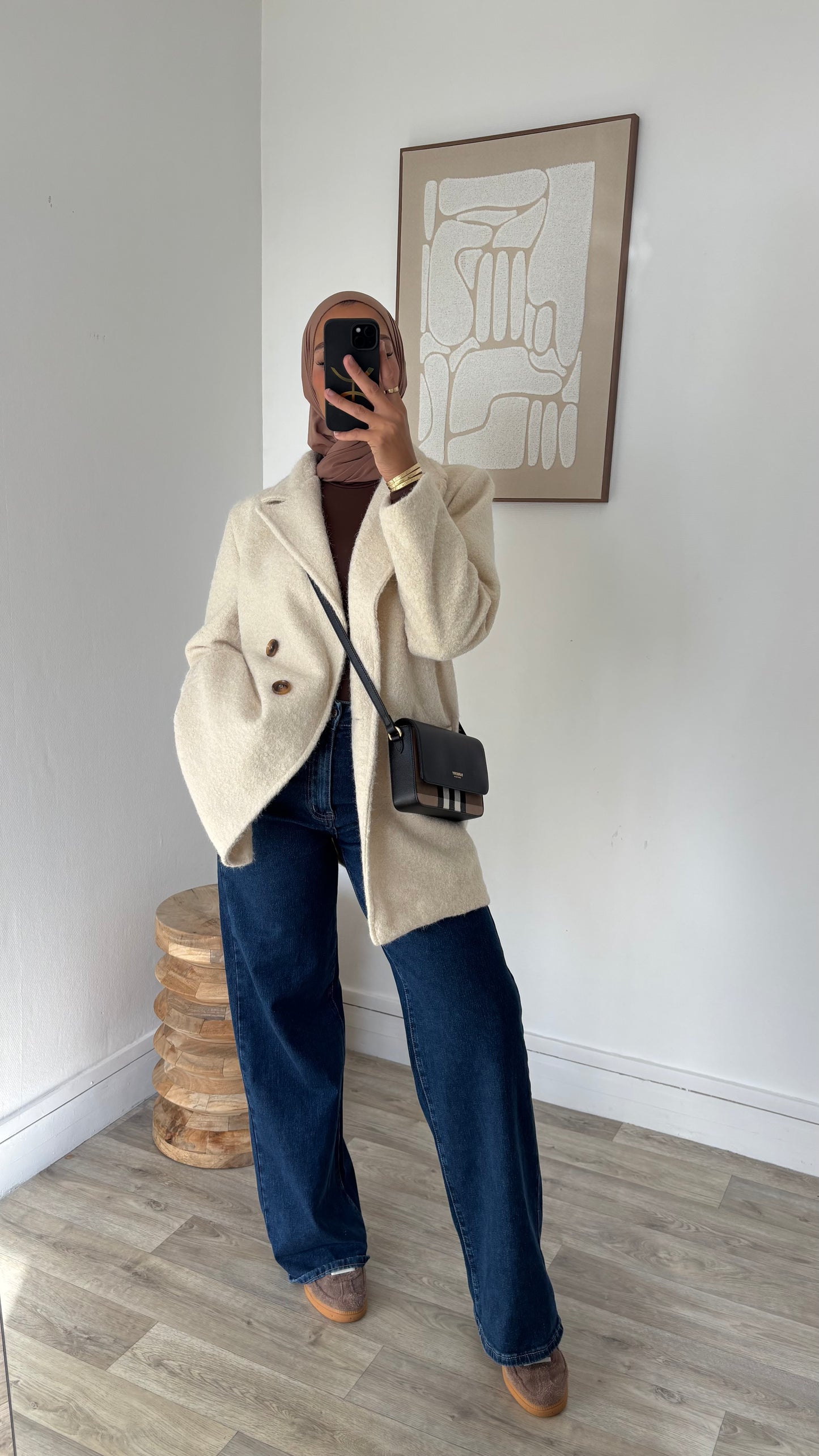 Jeans Wide leg taille haute