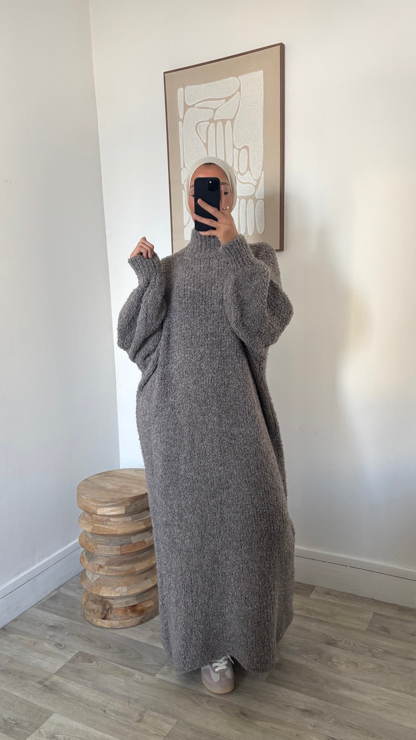 Robe pull à col