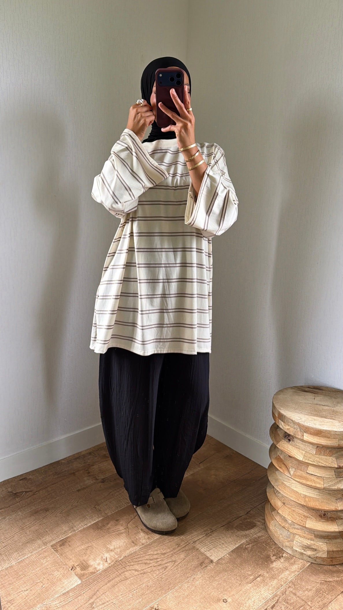Haut basic rayée
