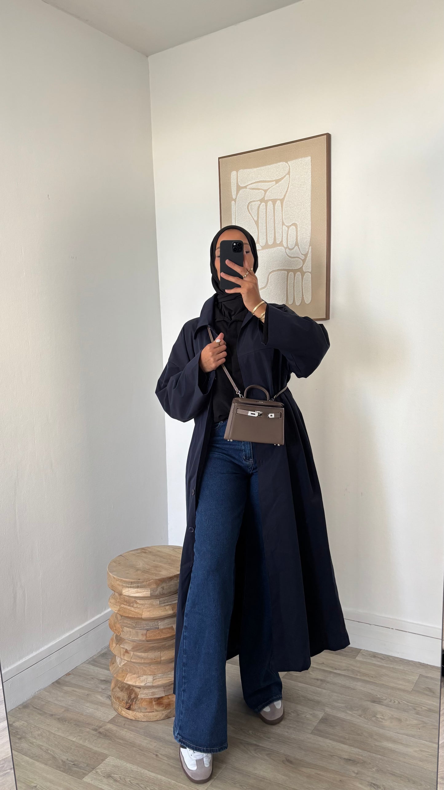 Imperméable coupe droite