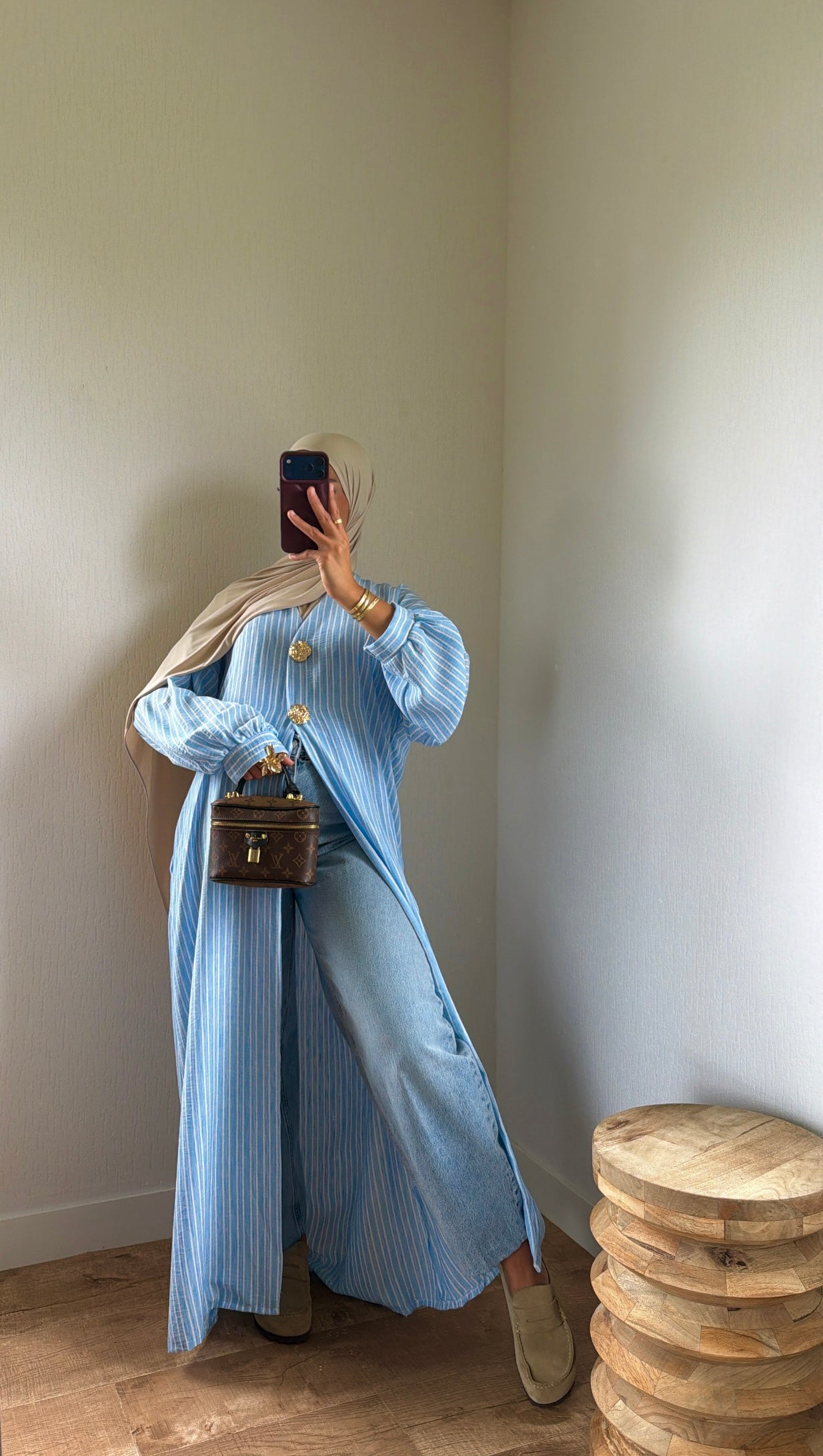 Kimono broches dorées