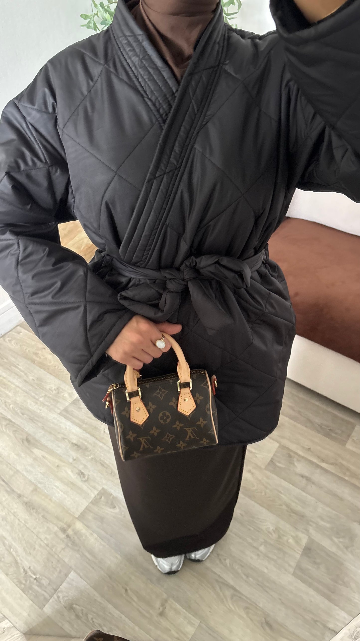 Veste matelassé croisé