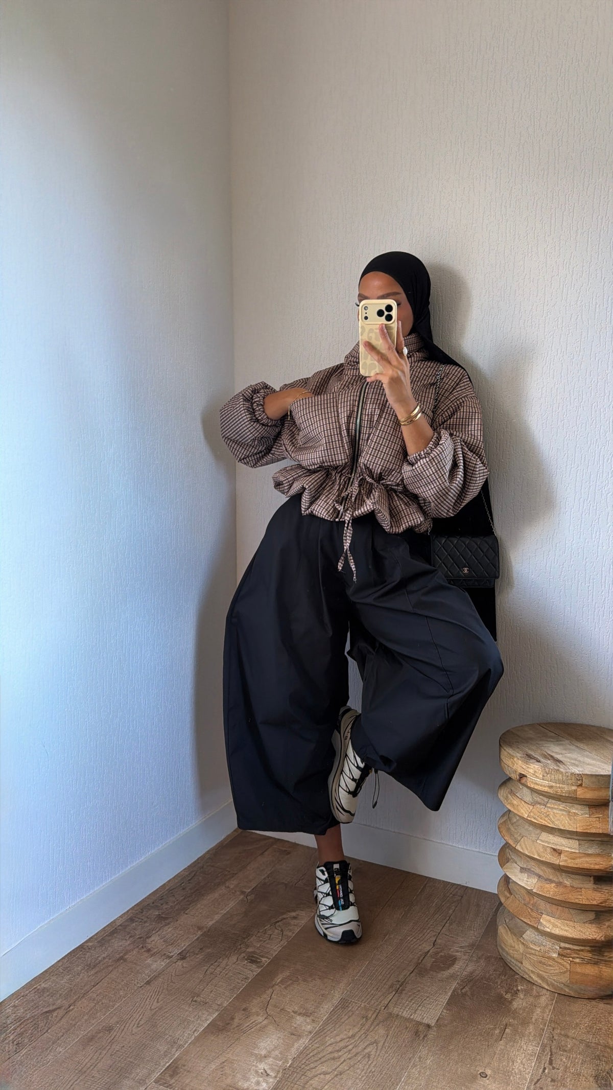 Bomber ajustable détails poches