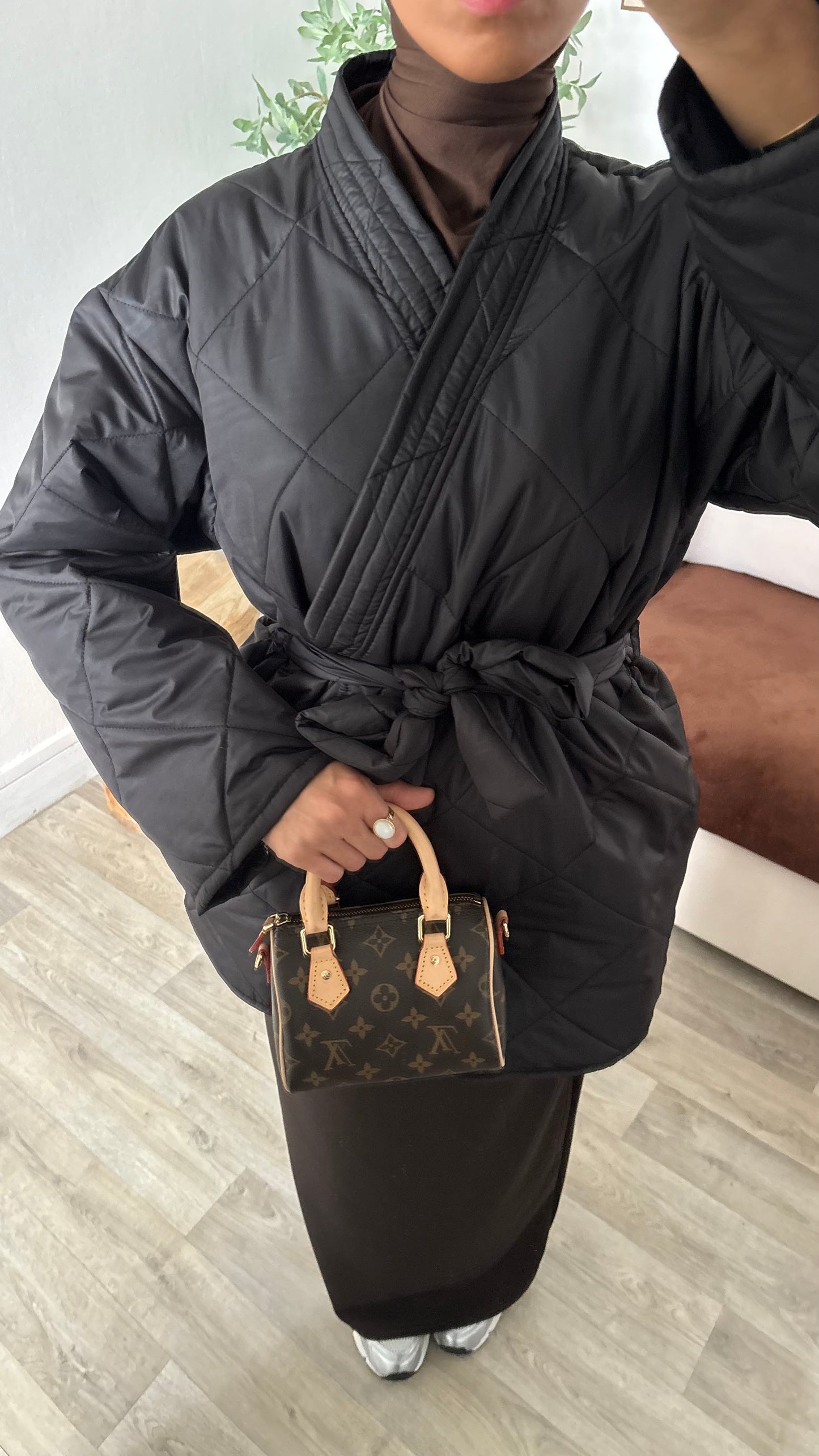 Veste matelassé croisé