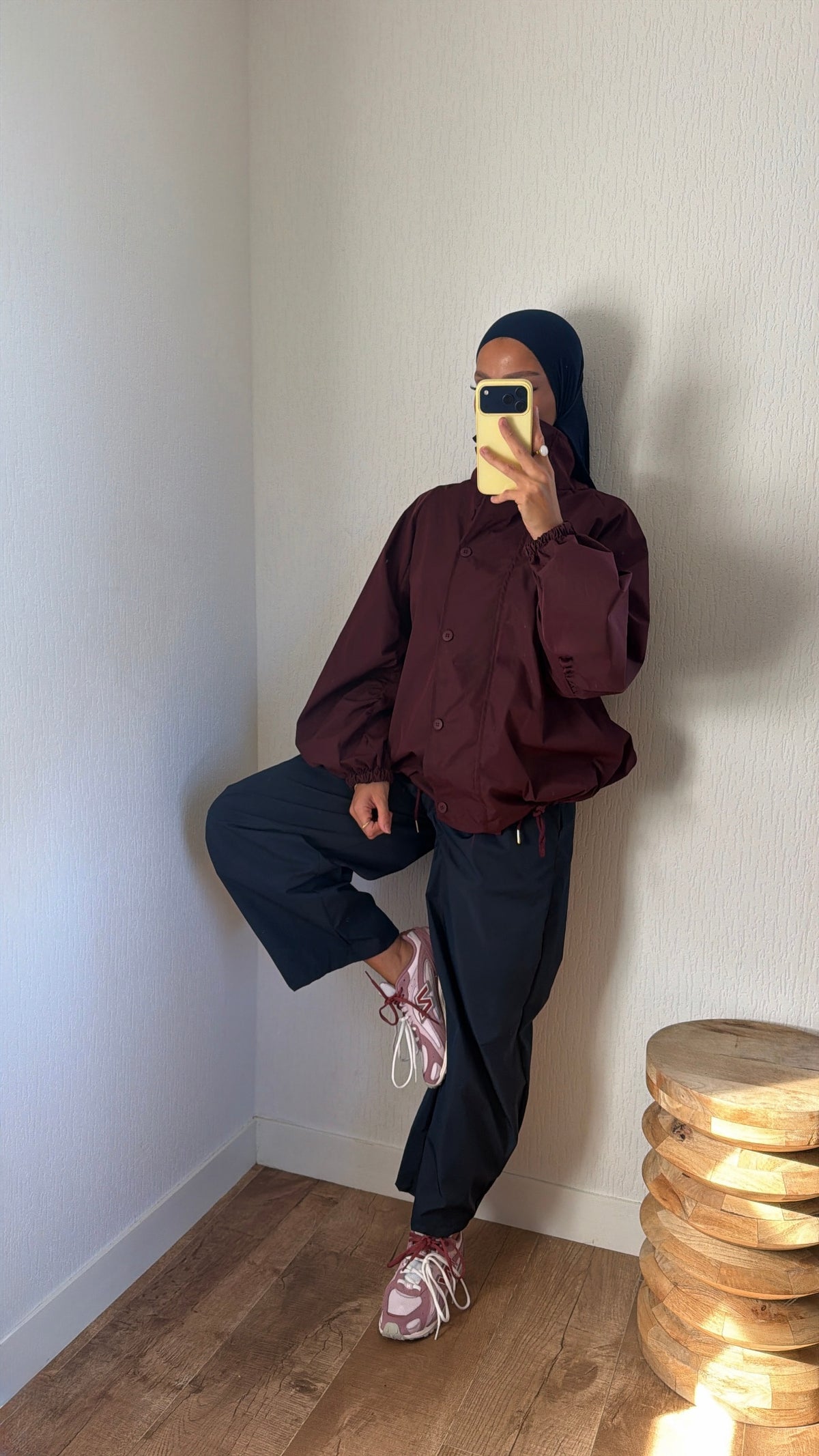 Pantalon effet imper