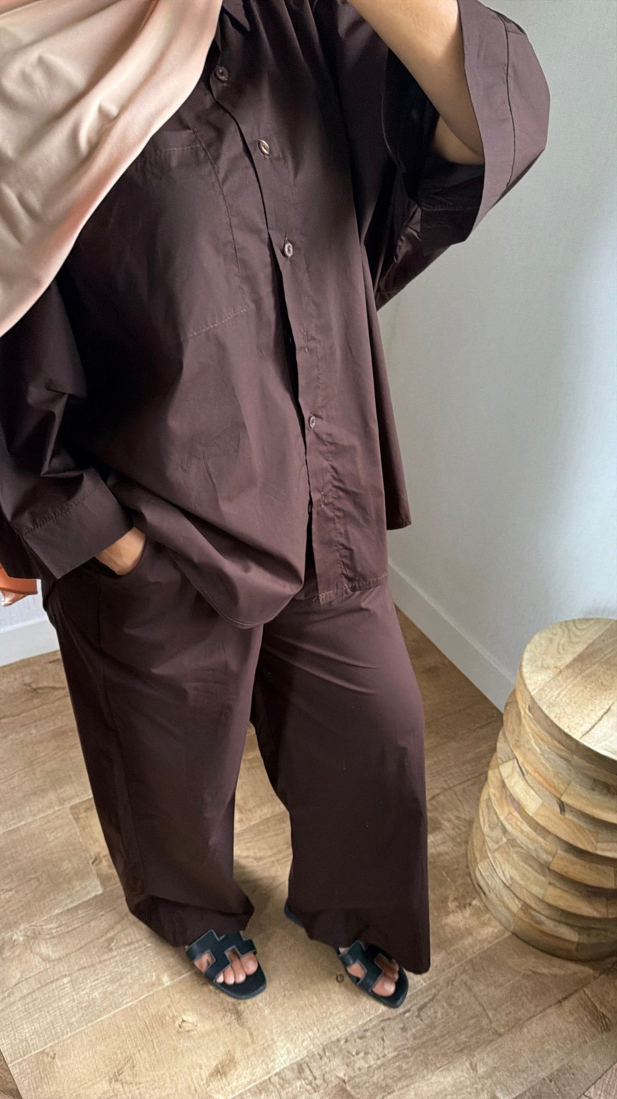 Ensemble pantalon chemise