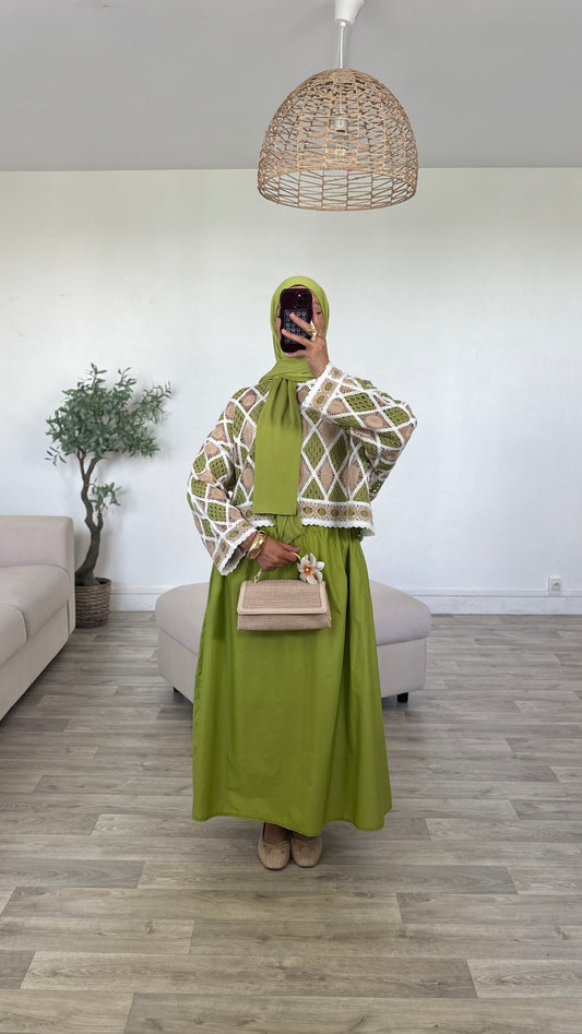 Haut ample en crochet