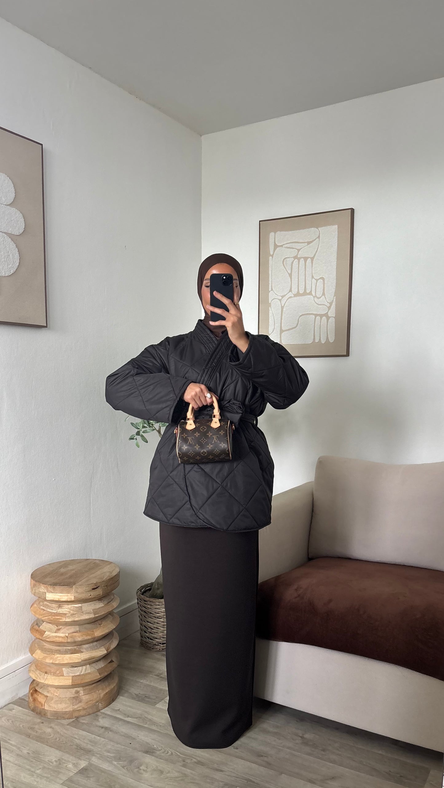 Veste matelassé croisé