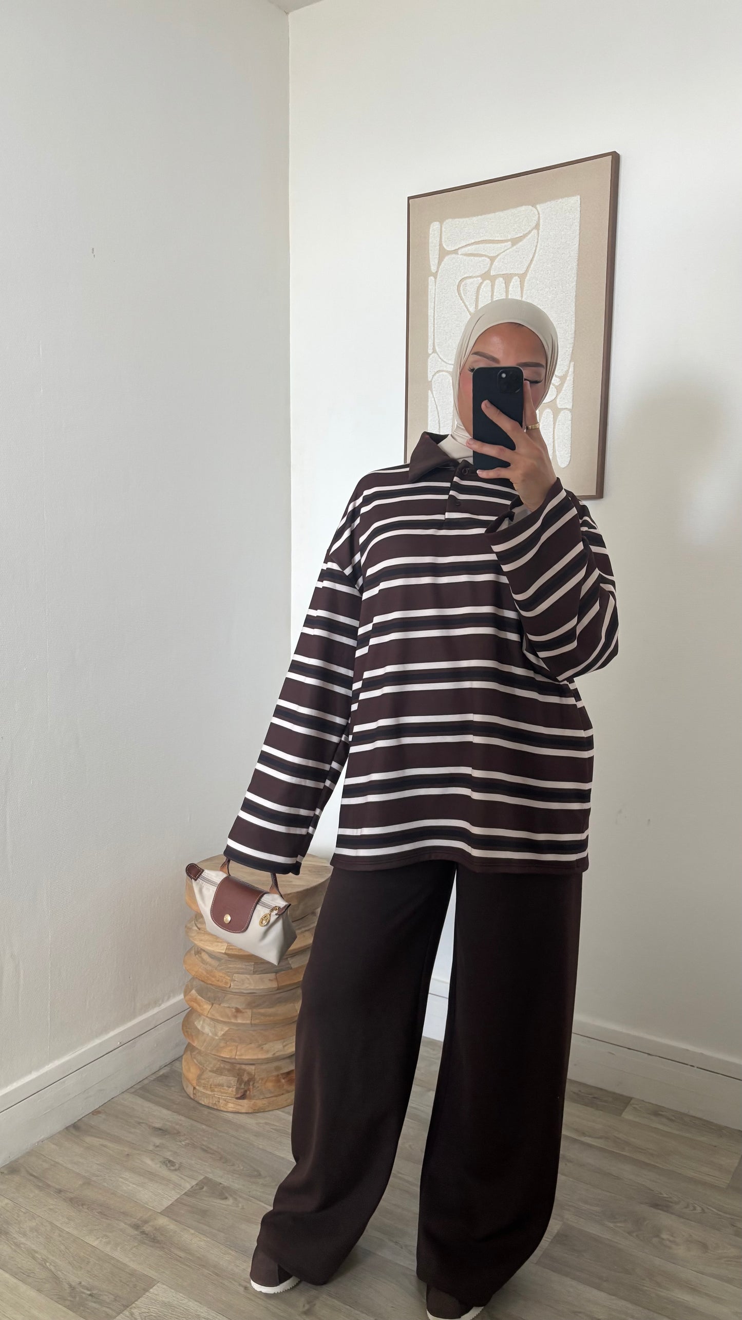 Ensemble à col molletonné