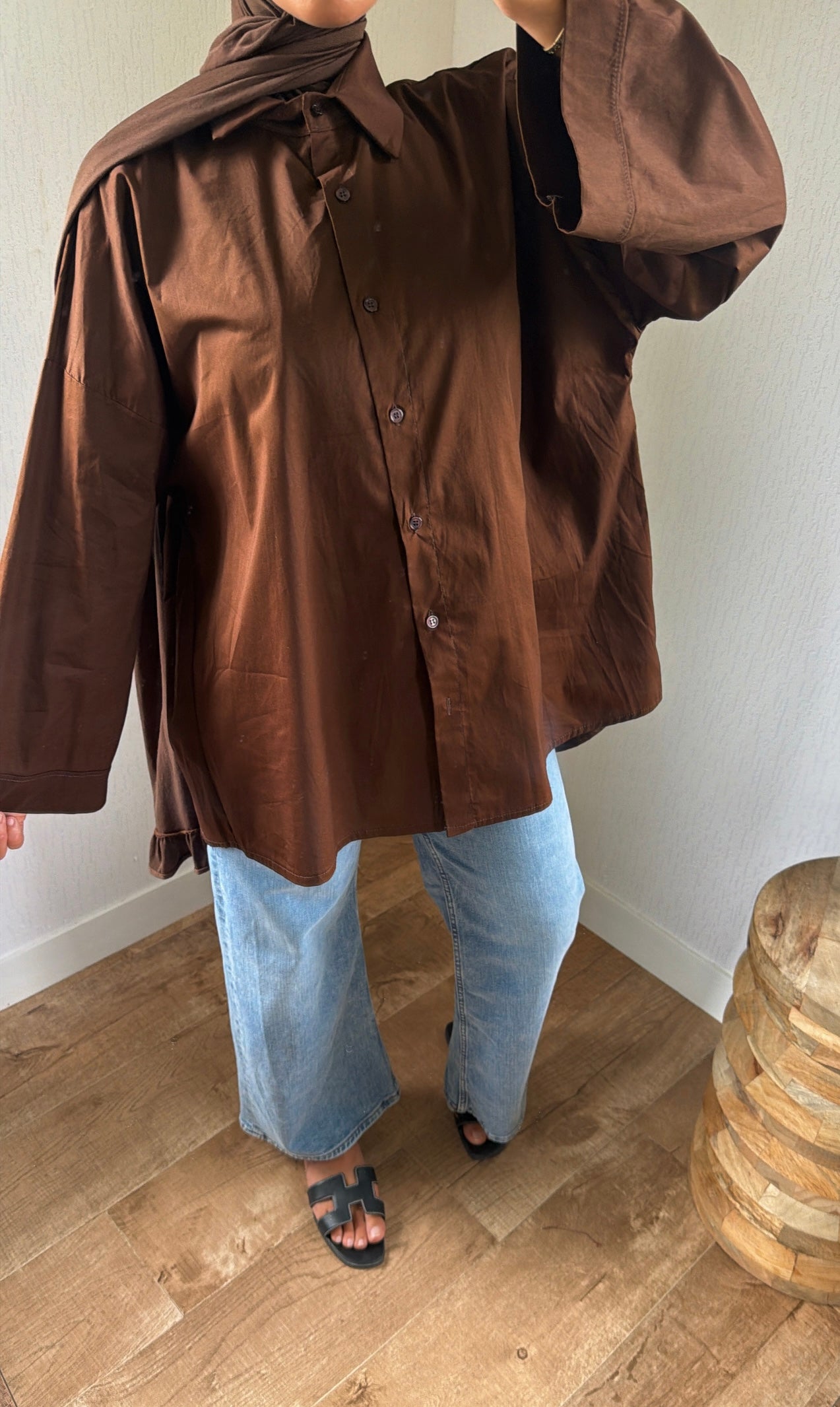 Chemise ample noeuds au dos