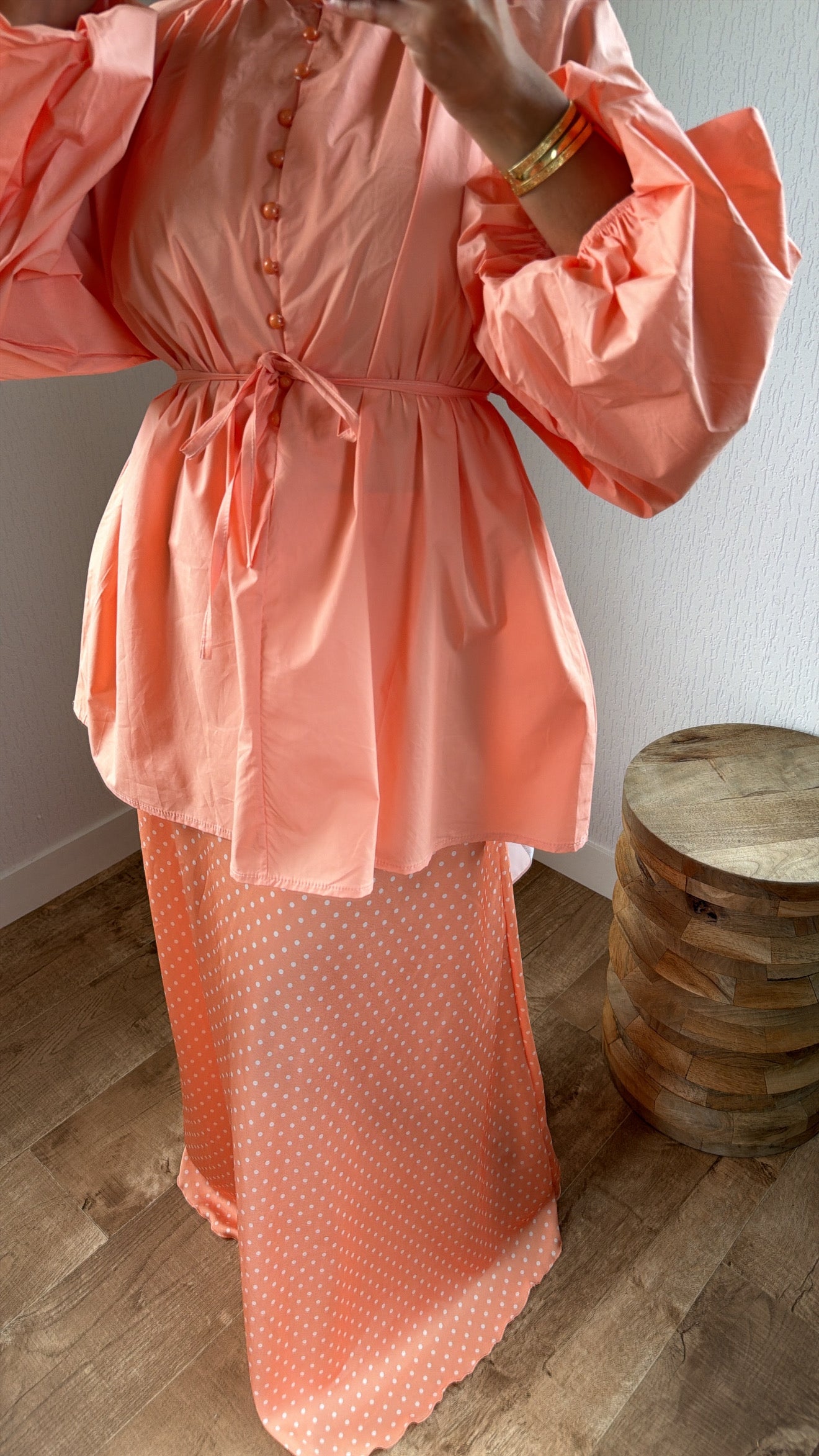 Blouse détails boutons