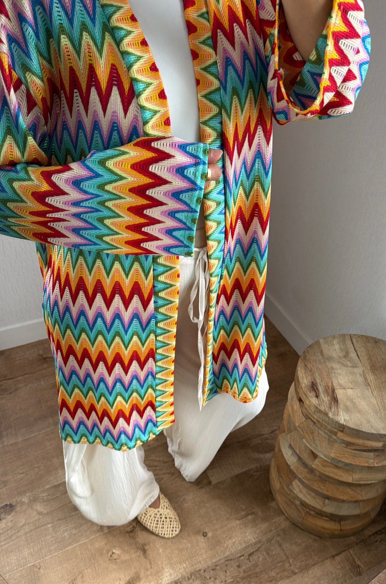 Gilet multicolore