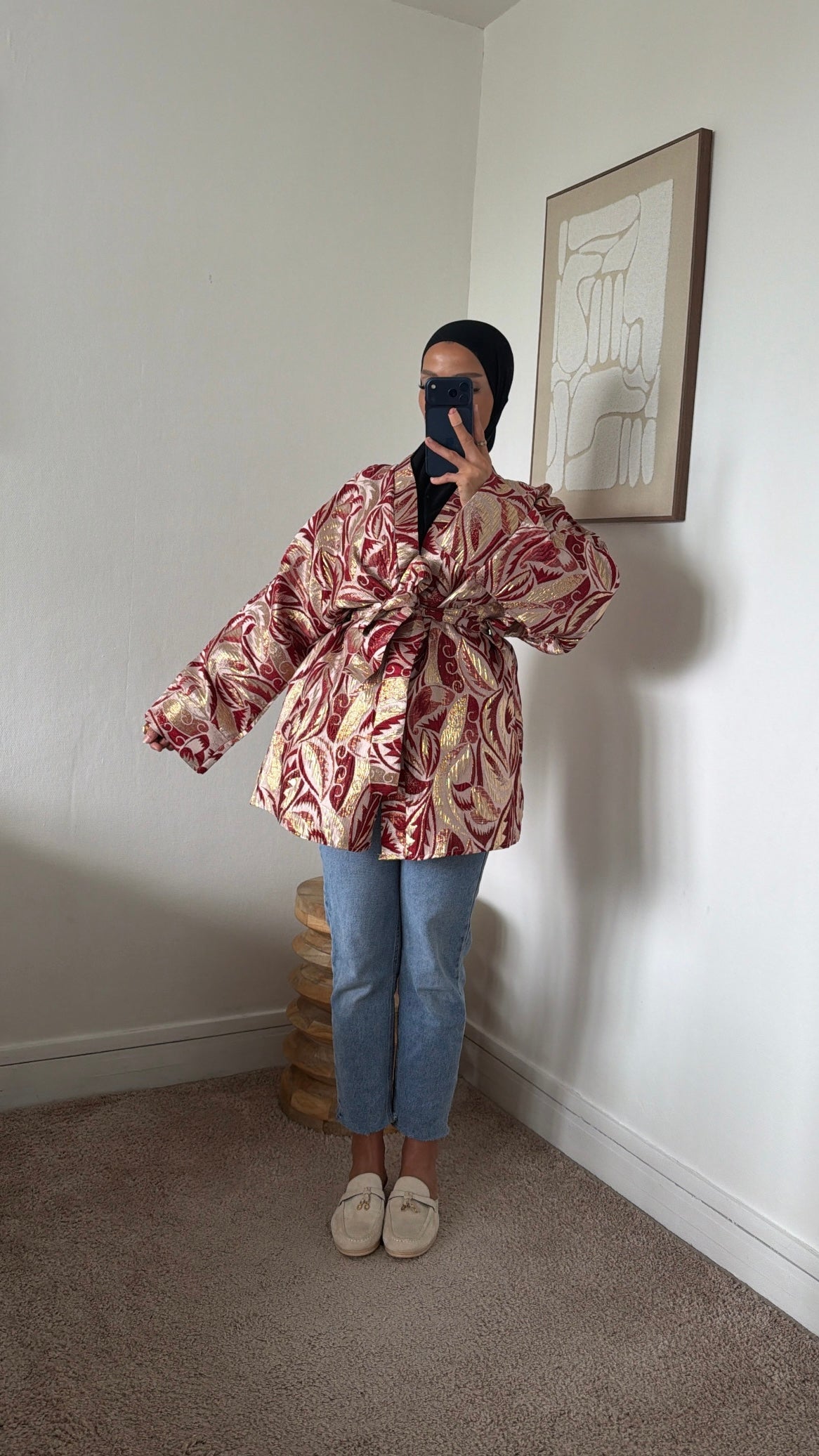Veste en brocart