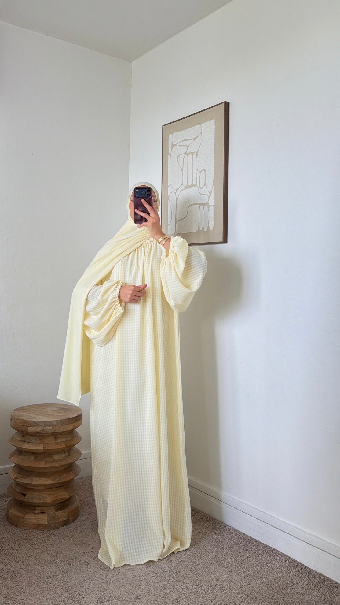 Robe à carreaux