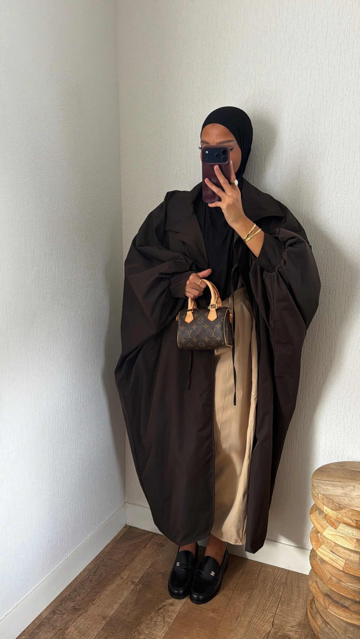Manteau oversize asymétrique