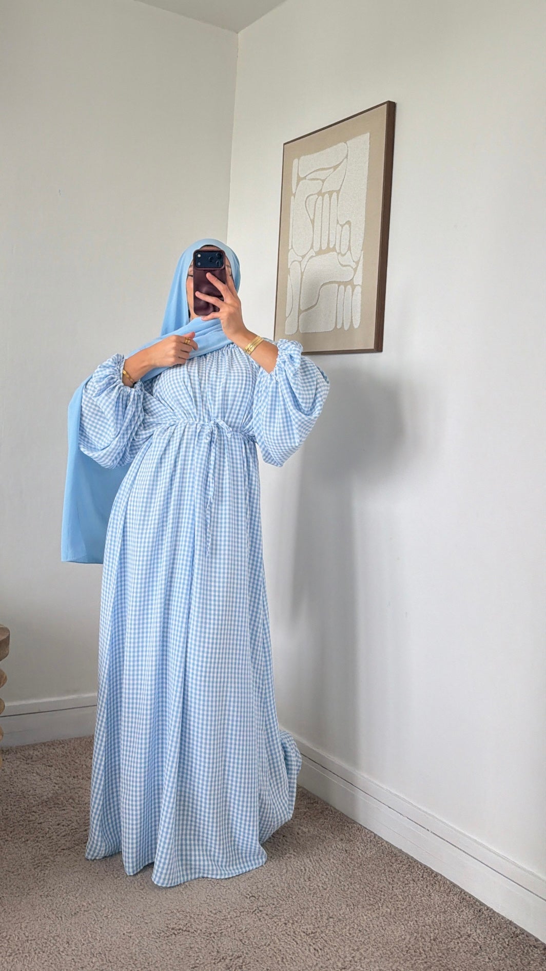 Robe à carreaux
