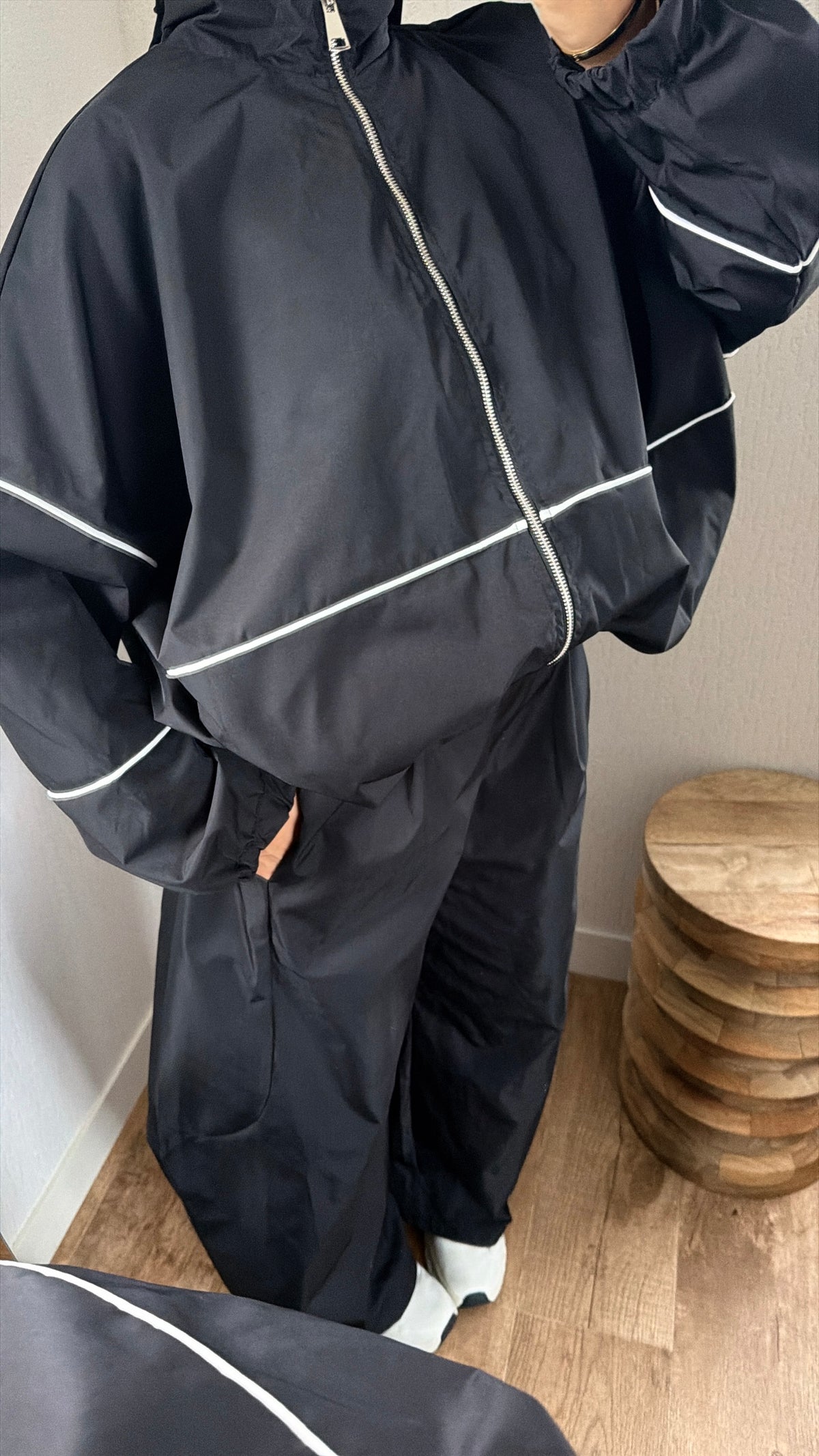 Veste oversize ajustable