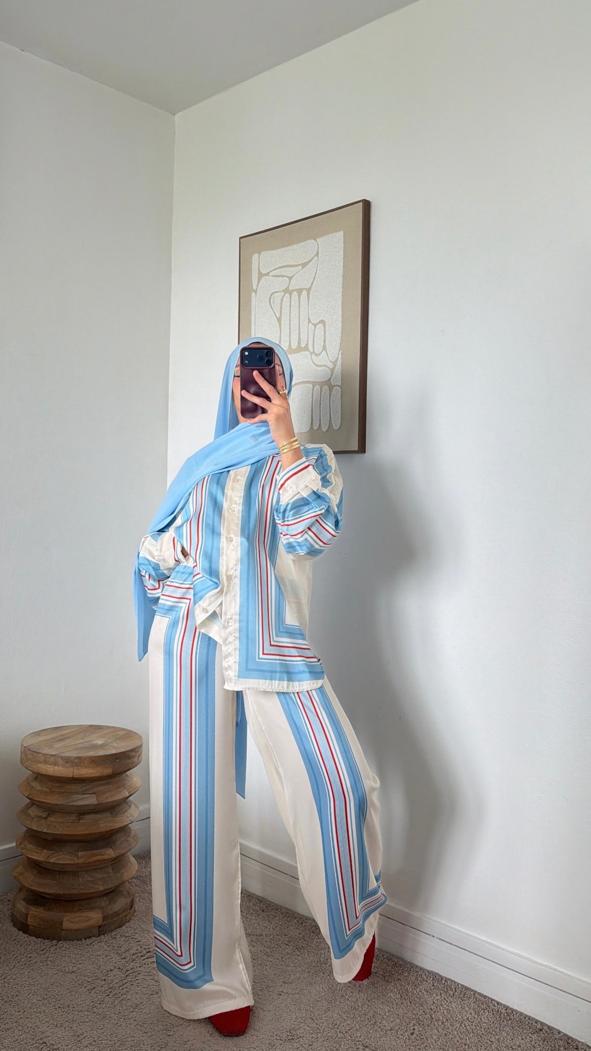 Ensemble chemise fluide