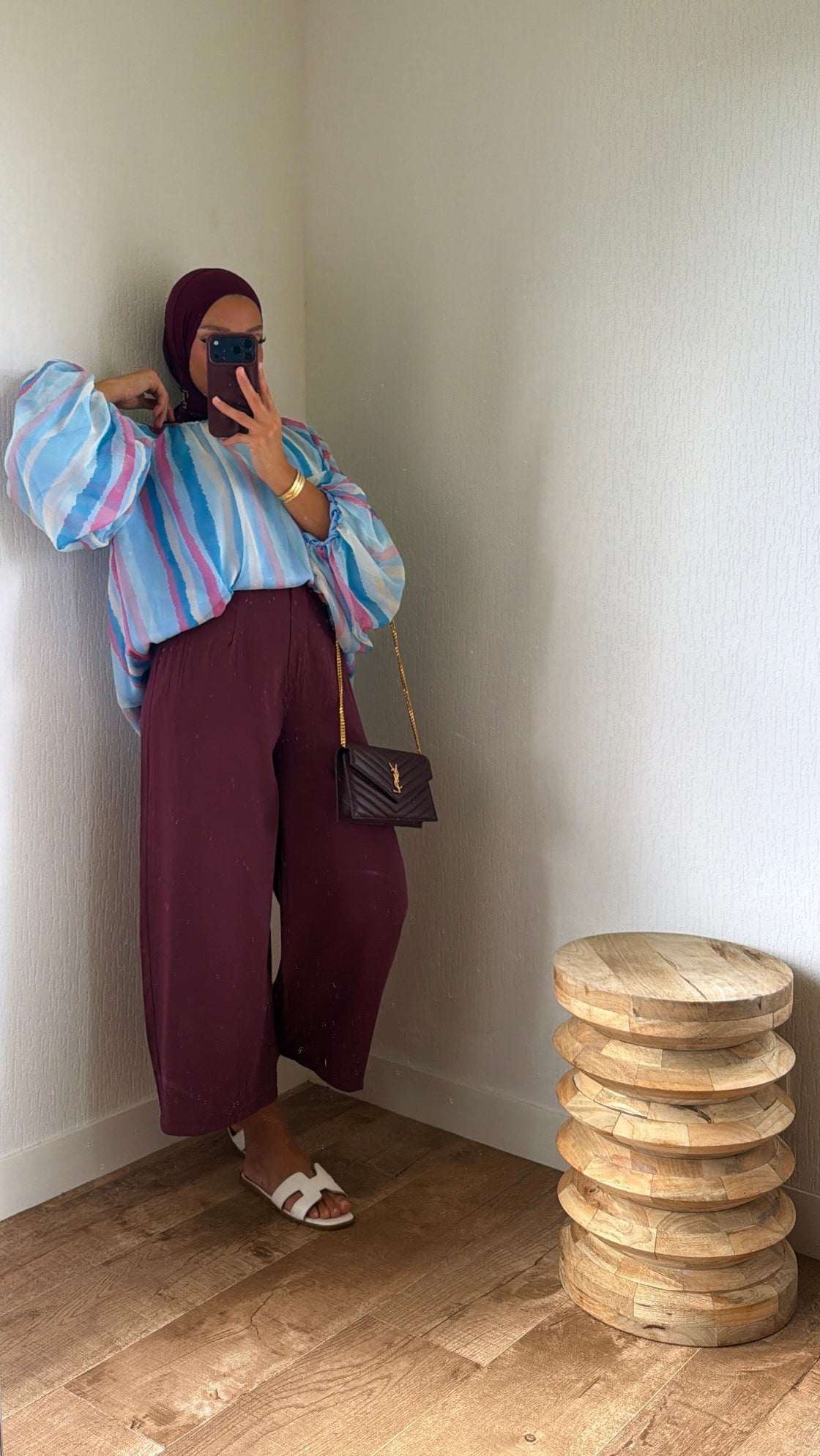 Blouse tricolore