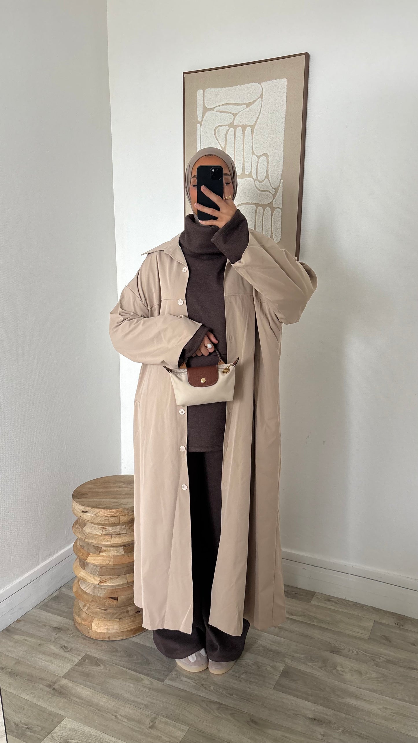 Veste imper coupe droite