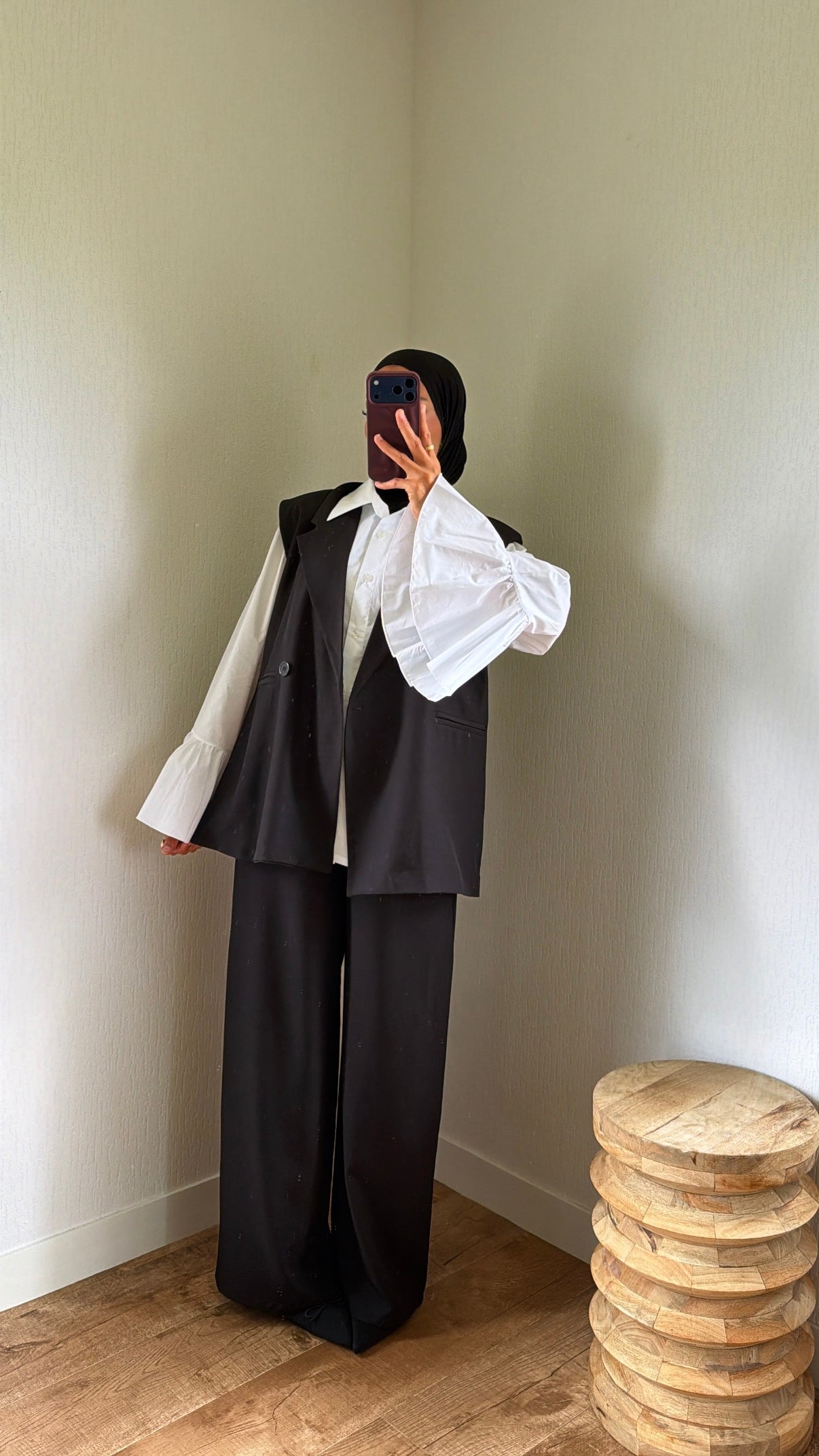 Ensemble tailleur sans manches